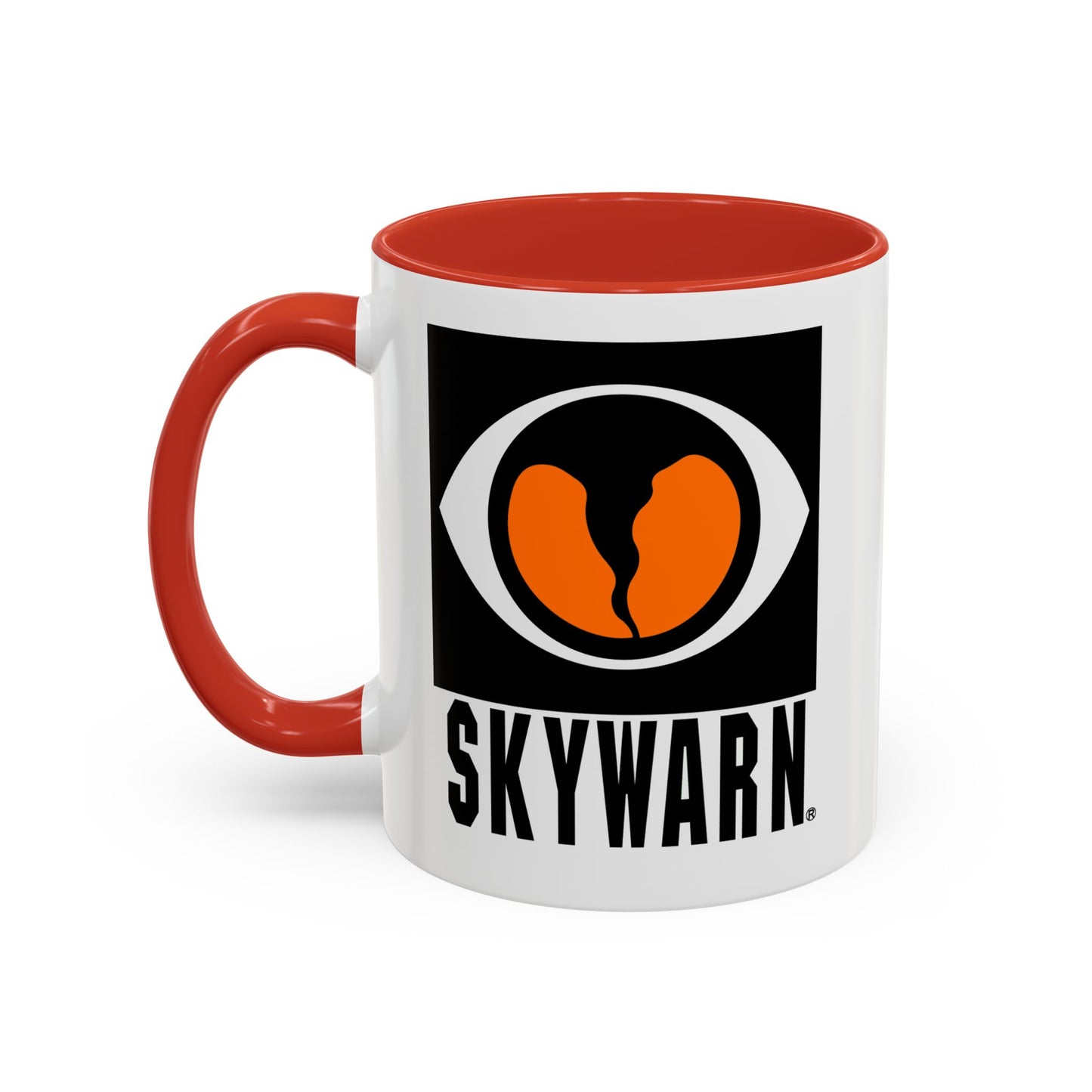 Skywarn Logo Accent Coffee Mug – Storm Spotter Weather Enthusiast Gift 11oz or 15oz