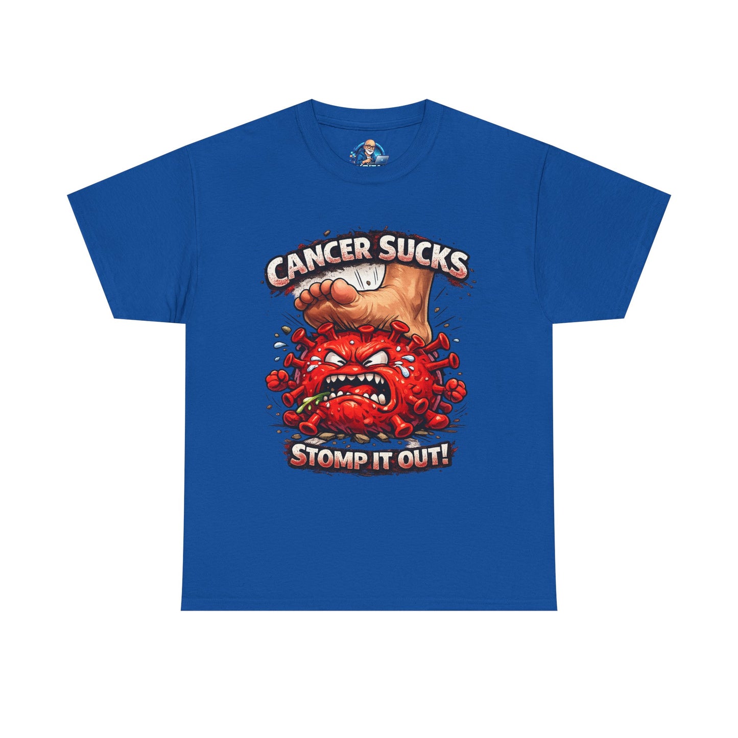 Cancer Sucks Tee — Stomp It Out Cancer Awareness T-Shirt