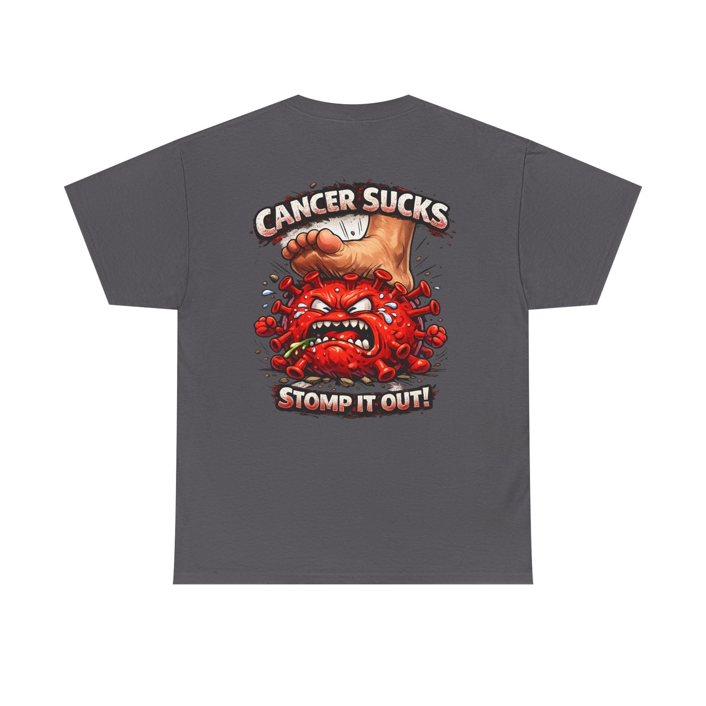 Cancer Sucks Tee — Stomp It Out Cancer Awareness T-Shirt