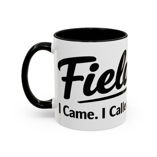 Mug —Field Day: I Came, ICalled CQ, I Napped (Funny Ham Radiol Humor Accent Coffee Mug)