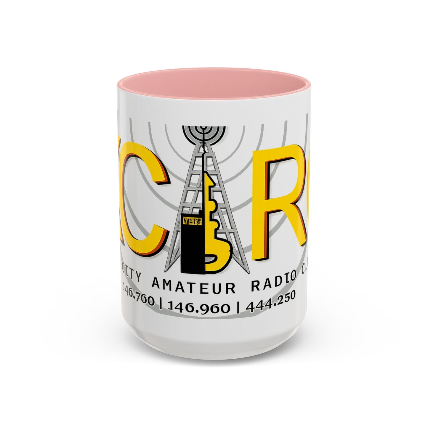 Key City Amateur Radio Club Accent Coffee Mug – Ham Radio Tower Logo (11oz & 15oz)