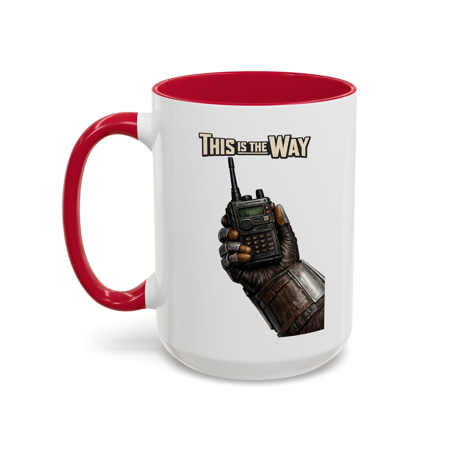 This Is The Way Mug — Mandalorian Radio Hand Coffee Cup (11oz & 15oz)