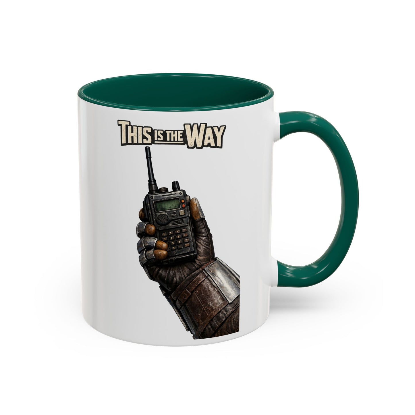 This Is The Way Mug — Mandalorian Radio Hand Coffee Cup (11oz & 15oz)