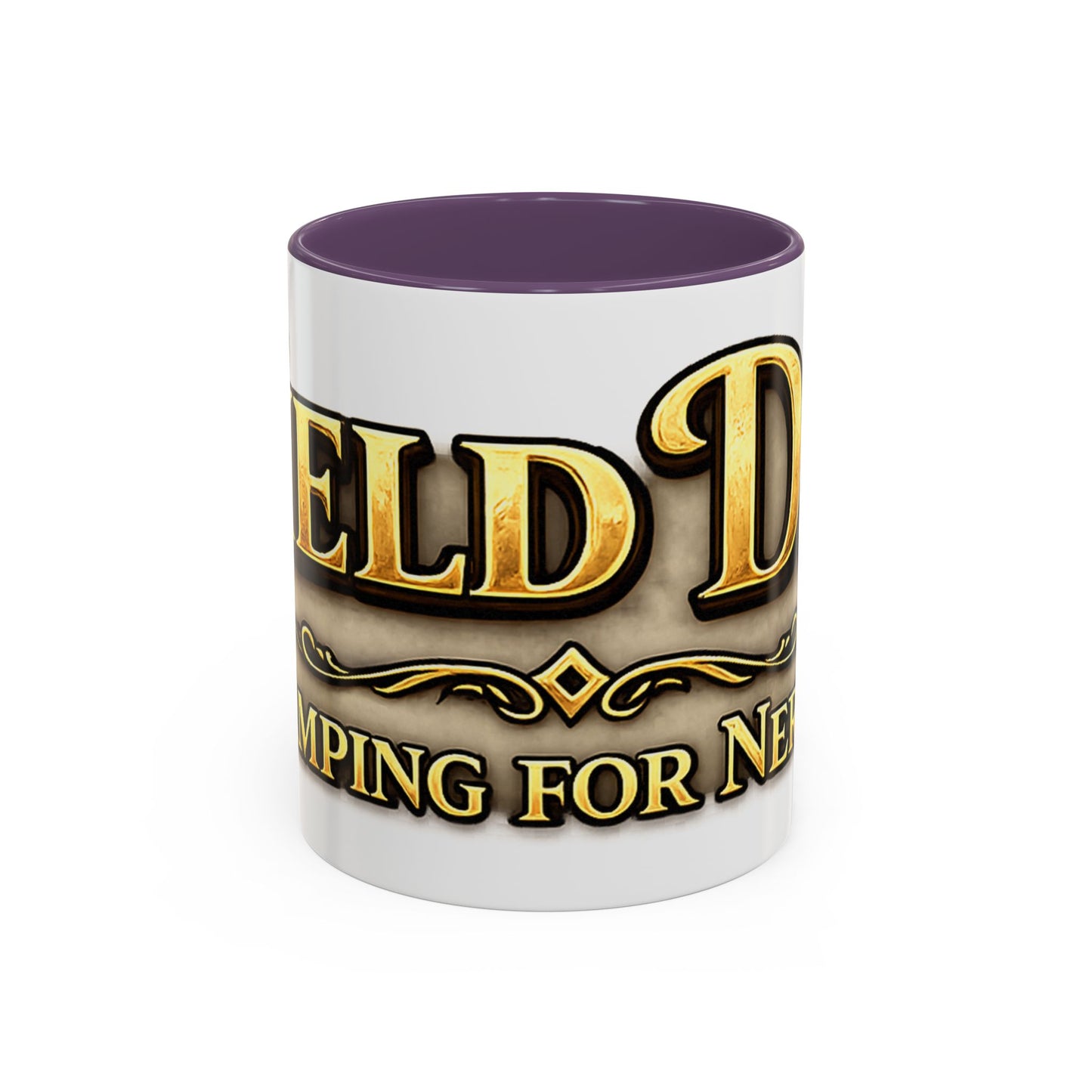Field Day Coffee Mug — Funny ‘Camping for Nerds’ Gamer & Fantasy Fan Gift (11/15oz Accent Mug)