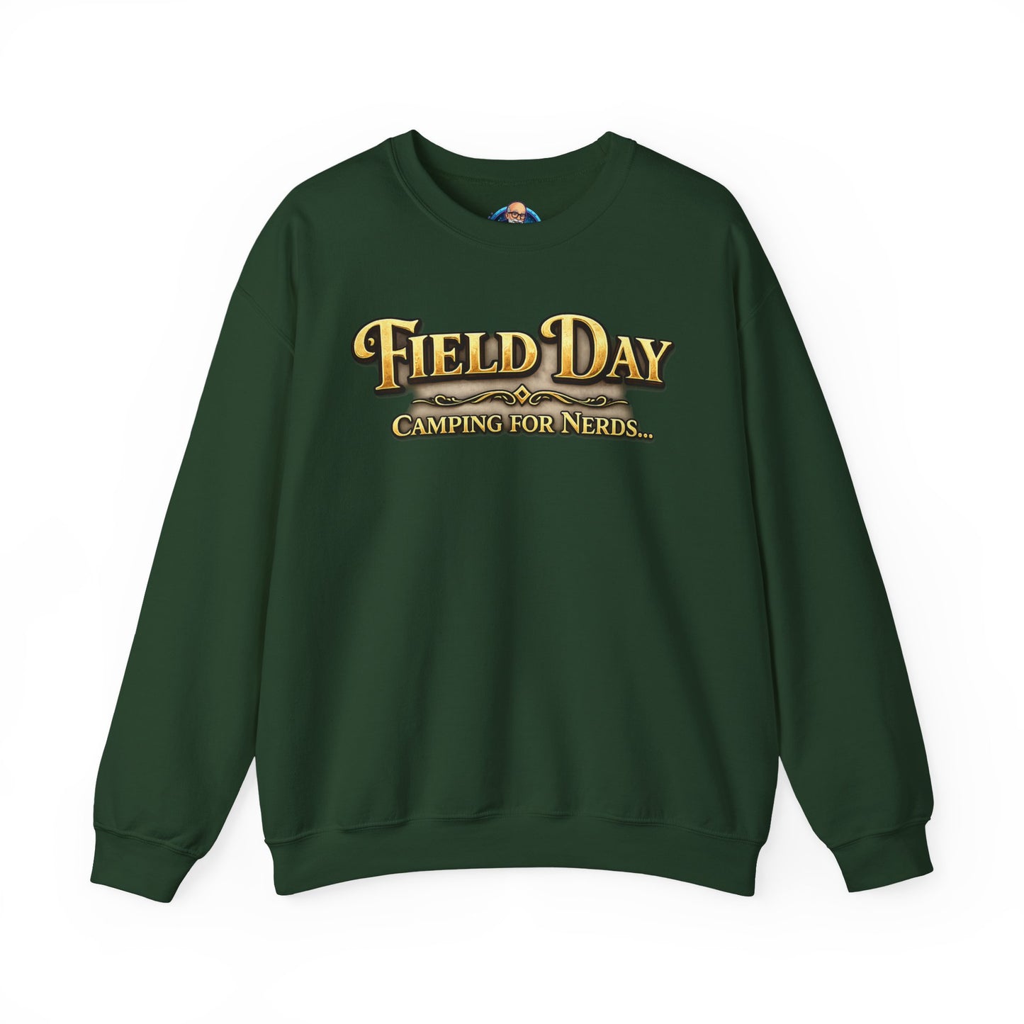 "Field Day: Camping for Nerds" Vintage Logo