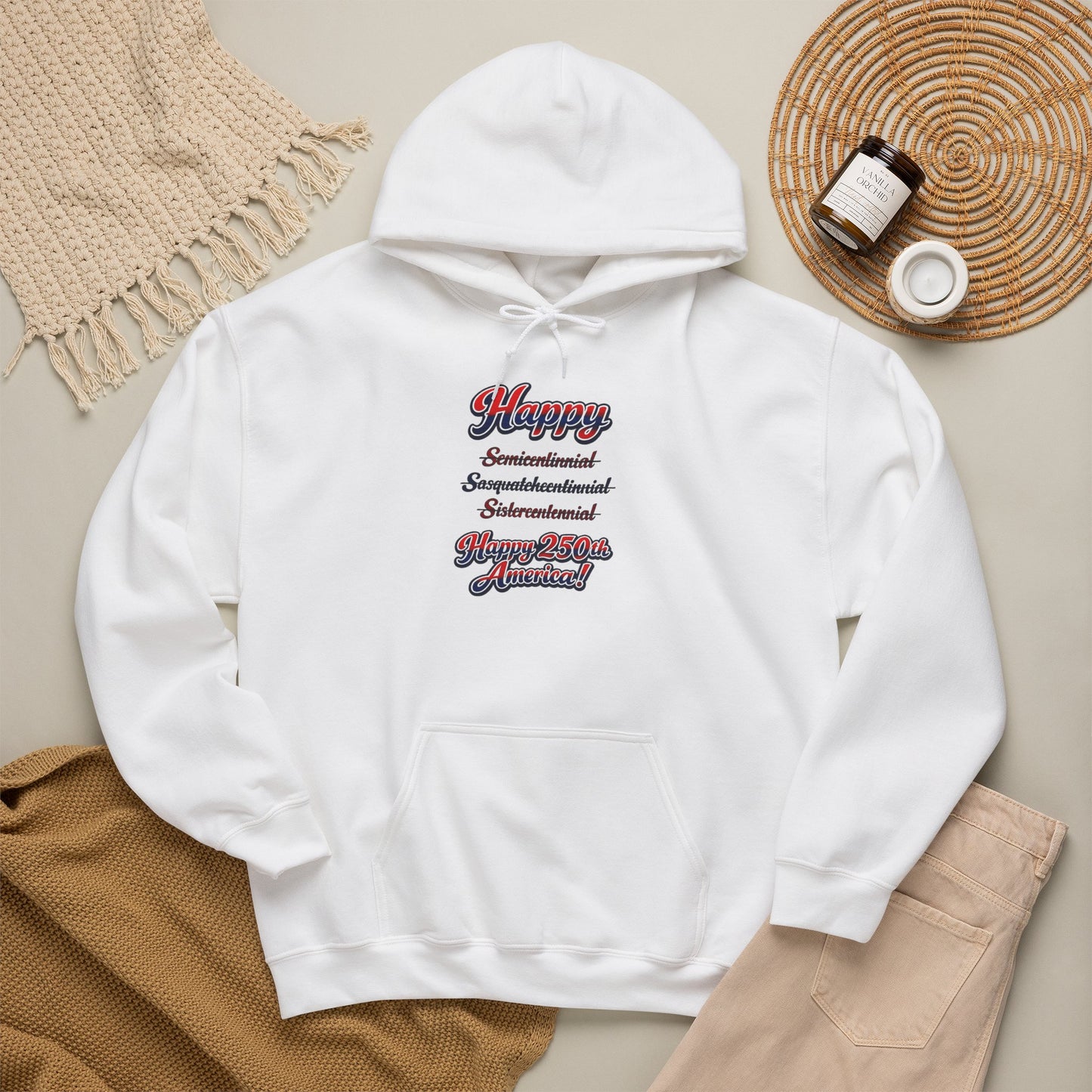 Happiness Definition Hoodie – Retro Script Positive Quote Sweatshirt