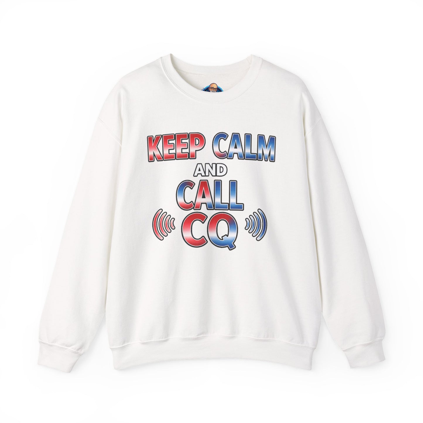 "Keep Calm and Call CQ" Patriotic Radio Operator Tee