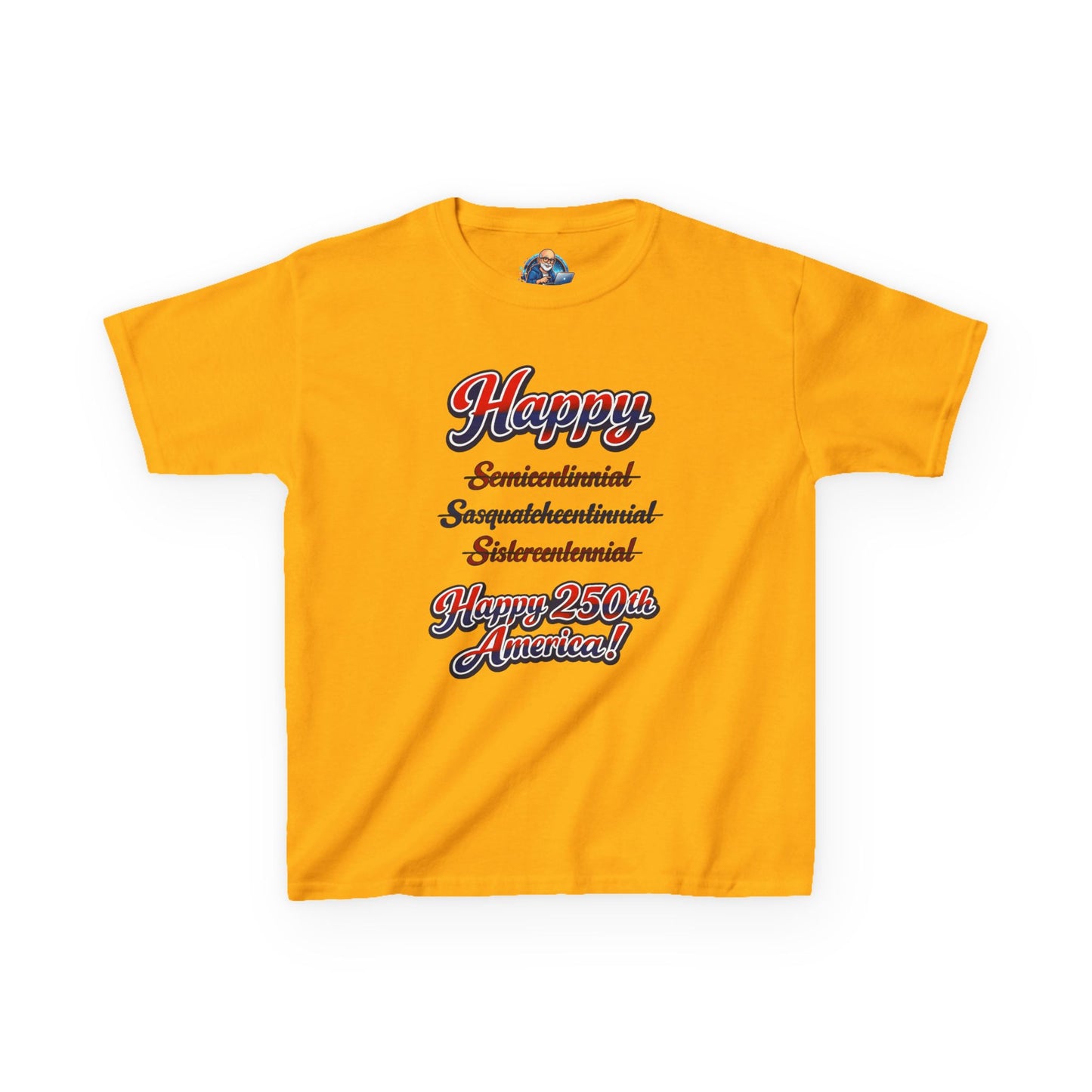 Kids Tee — Bold 250th Celebration Tee-Shirt