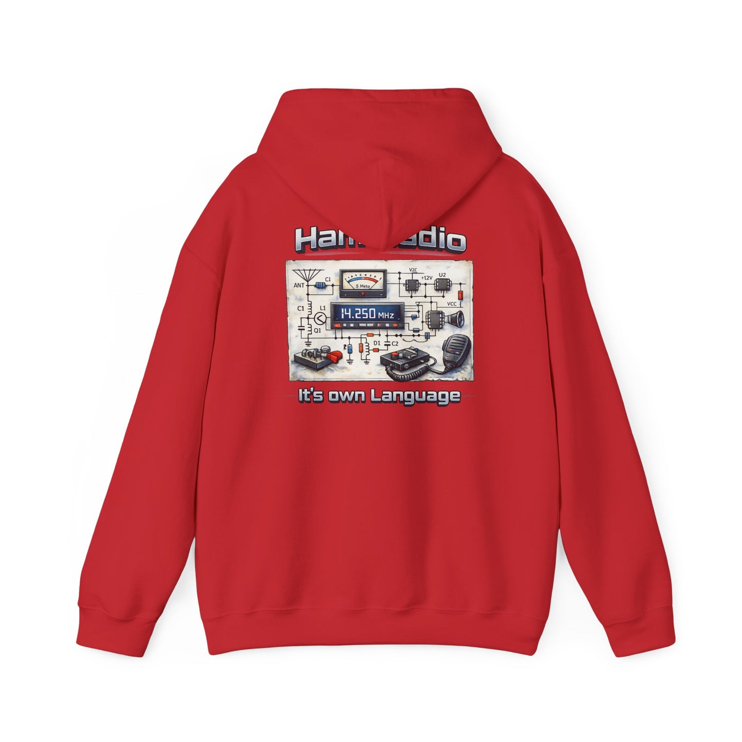 "Ham Radio: It's Our Language" Pullover for Amateur Radio Enthusiasts