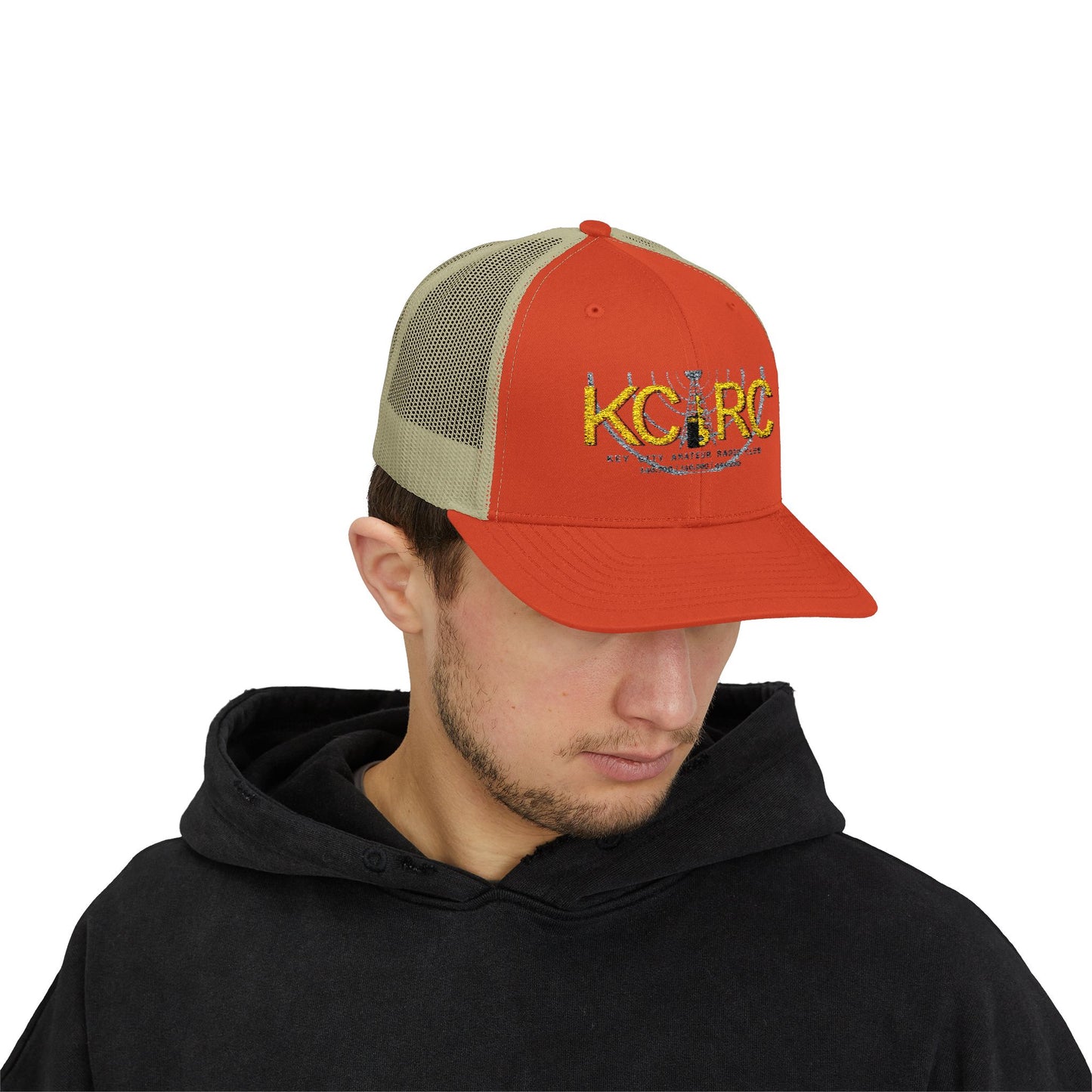 KCARC Embroidered Trucker Hat — Key City Amateur Radio Club Snapback