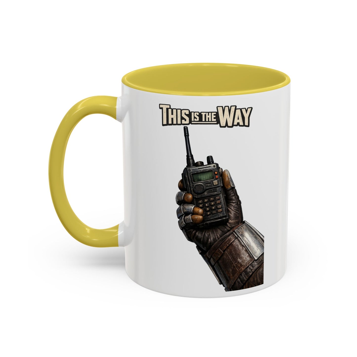 This Is The Way Mug — Mandalorian Radio Hand Coffee Cup (11oz & 15oz)