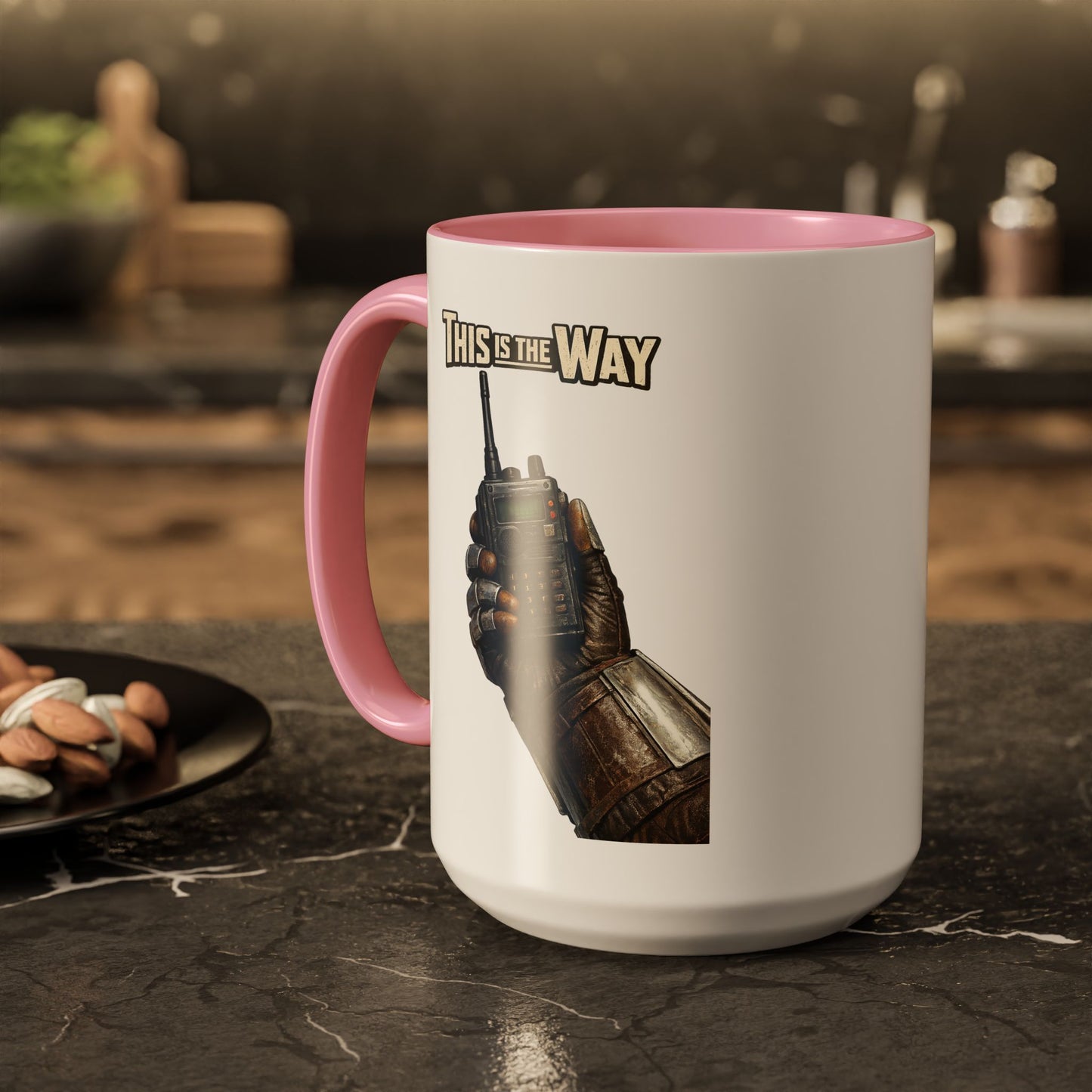 This Is The Way Mug — Mandalorian Radio Hand Coffee Cup (11oz & 15oz)