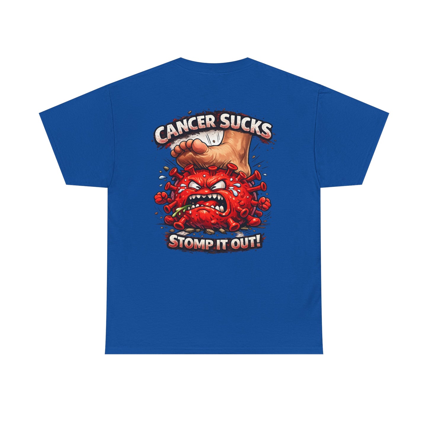 Cancer Sucks Tee — Stomp It Out Cancer Awareness T-Shirt