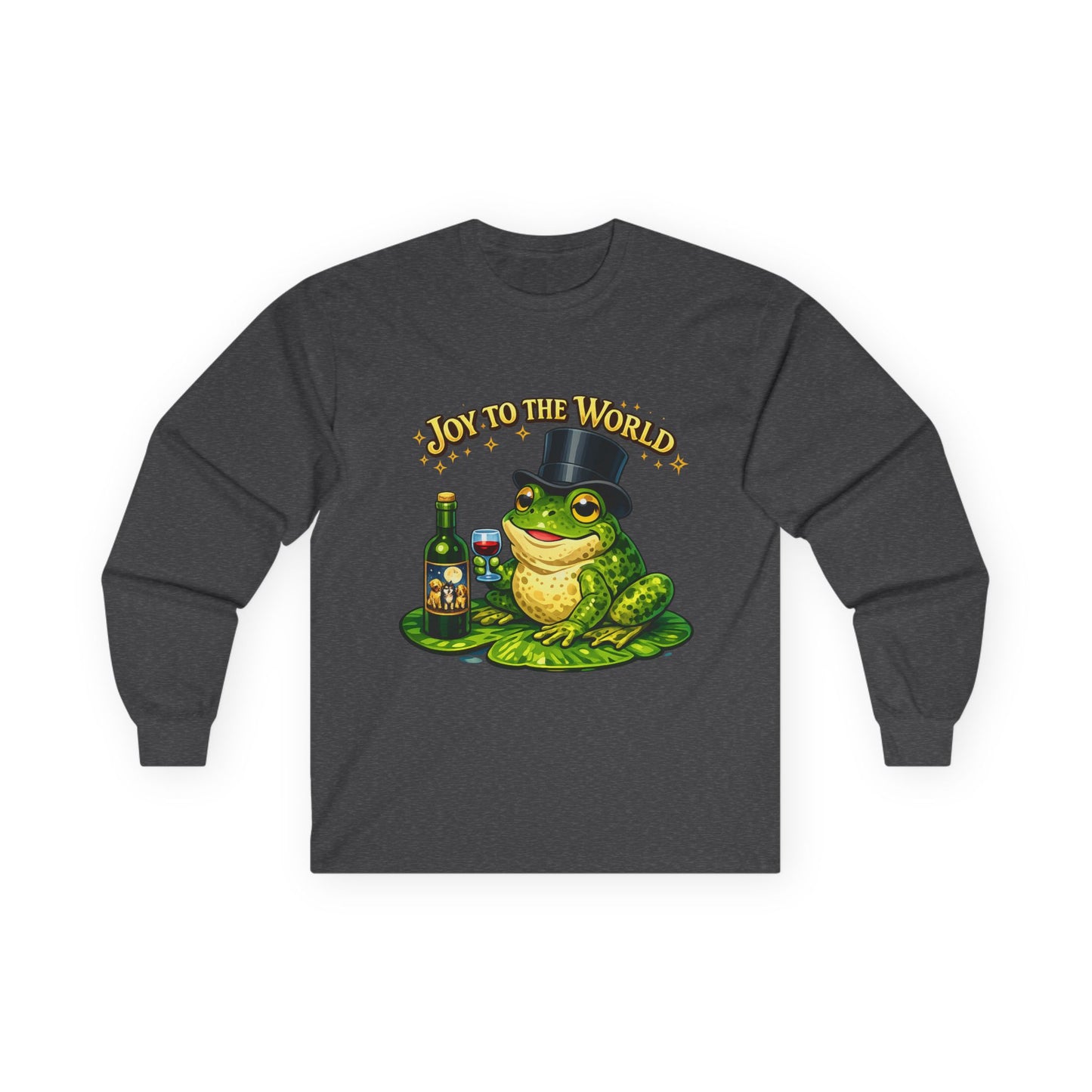 Joy to the World Frog Long Sleeve Tee