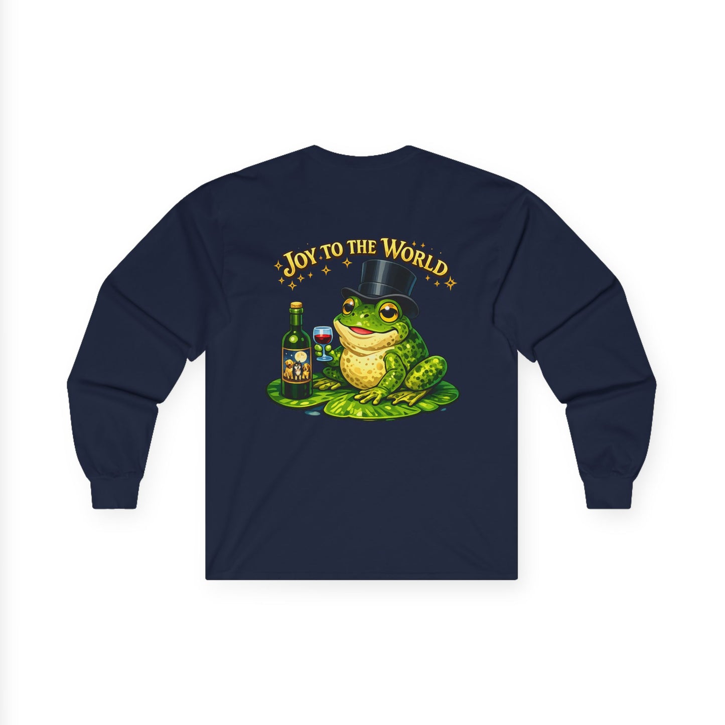 Joy to the World Frog Long Sleeve Tee