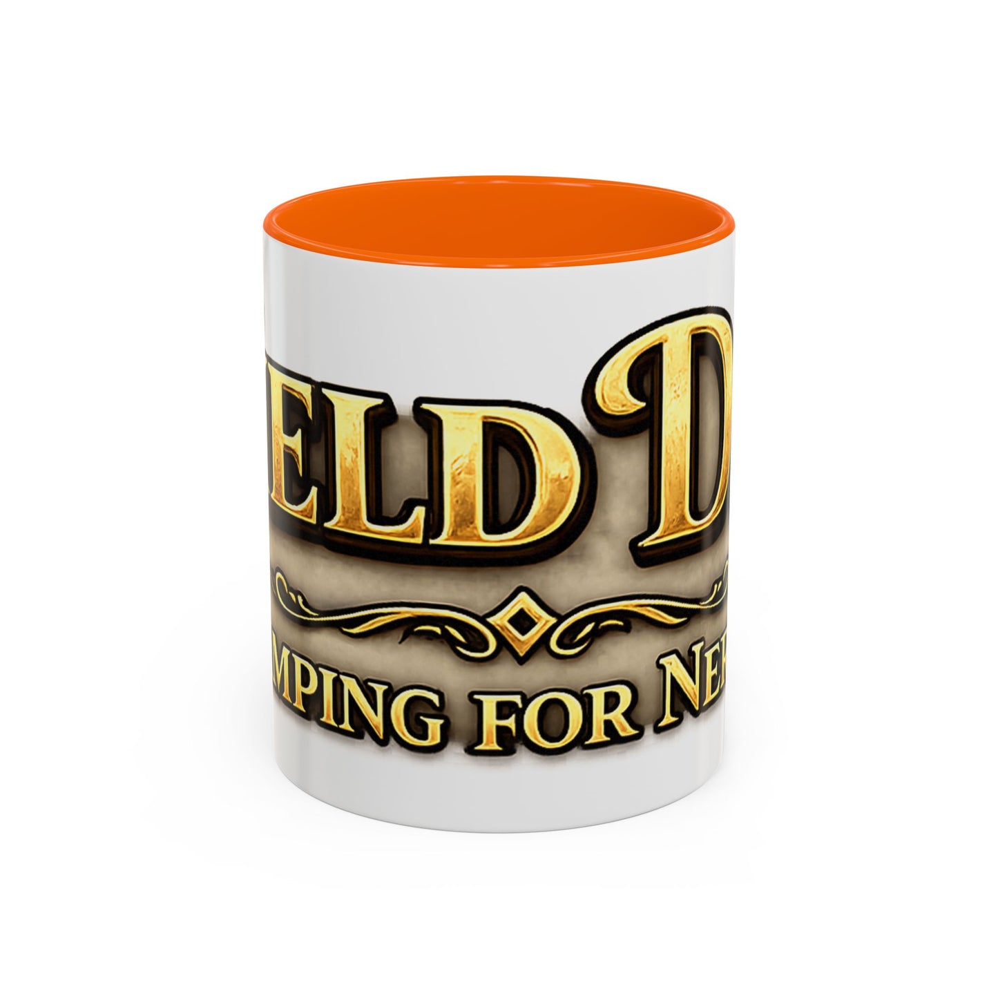 Field Day Coffee Mug — Funny ‘Camping for Nerds’ Gamer & Fantasy Fan Gift (11/15oz Accent Mug)