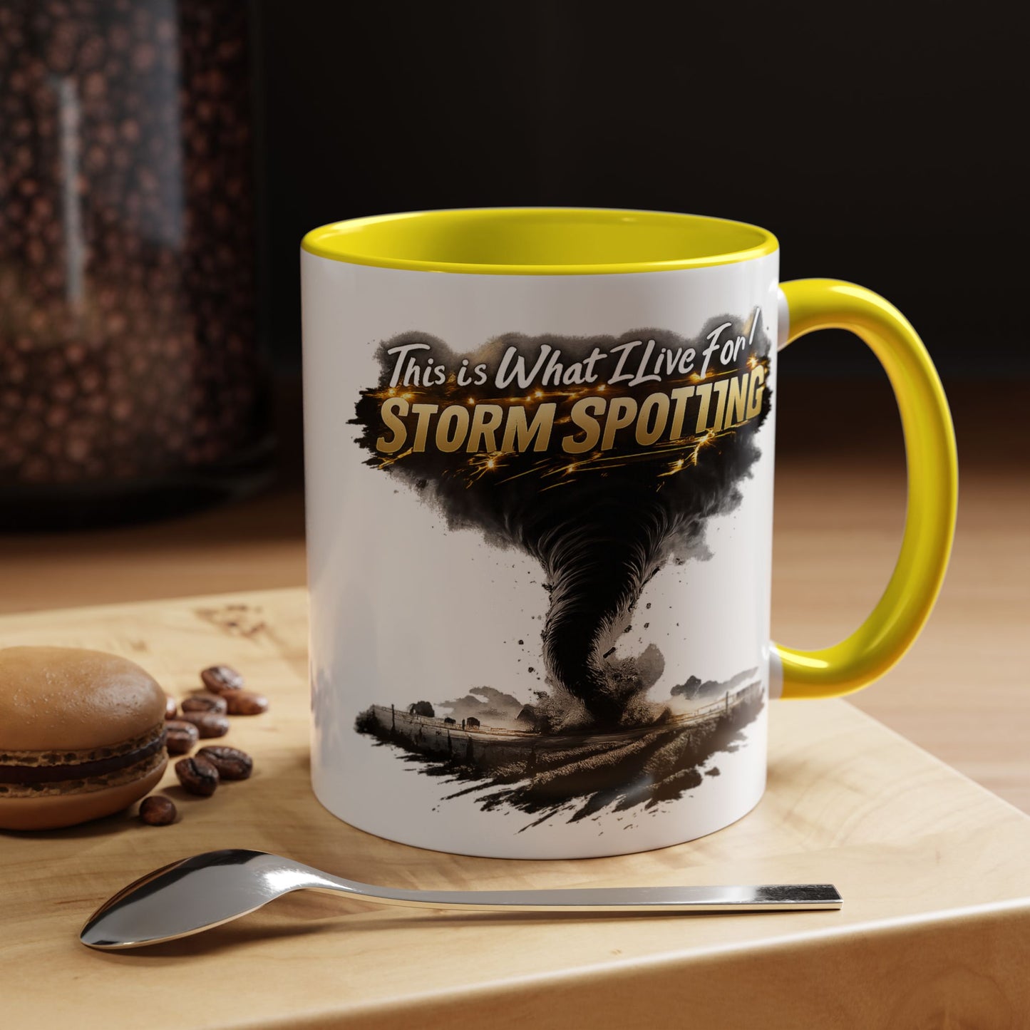"This Is What I Live For" Storm Spotting Coffee Mug —Tornado Design (11/15oz)