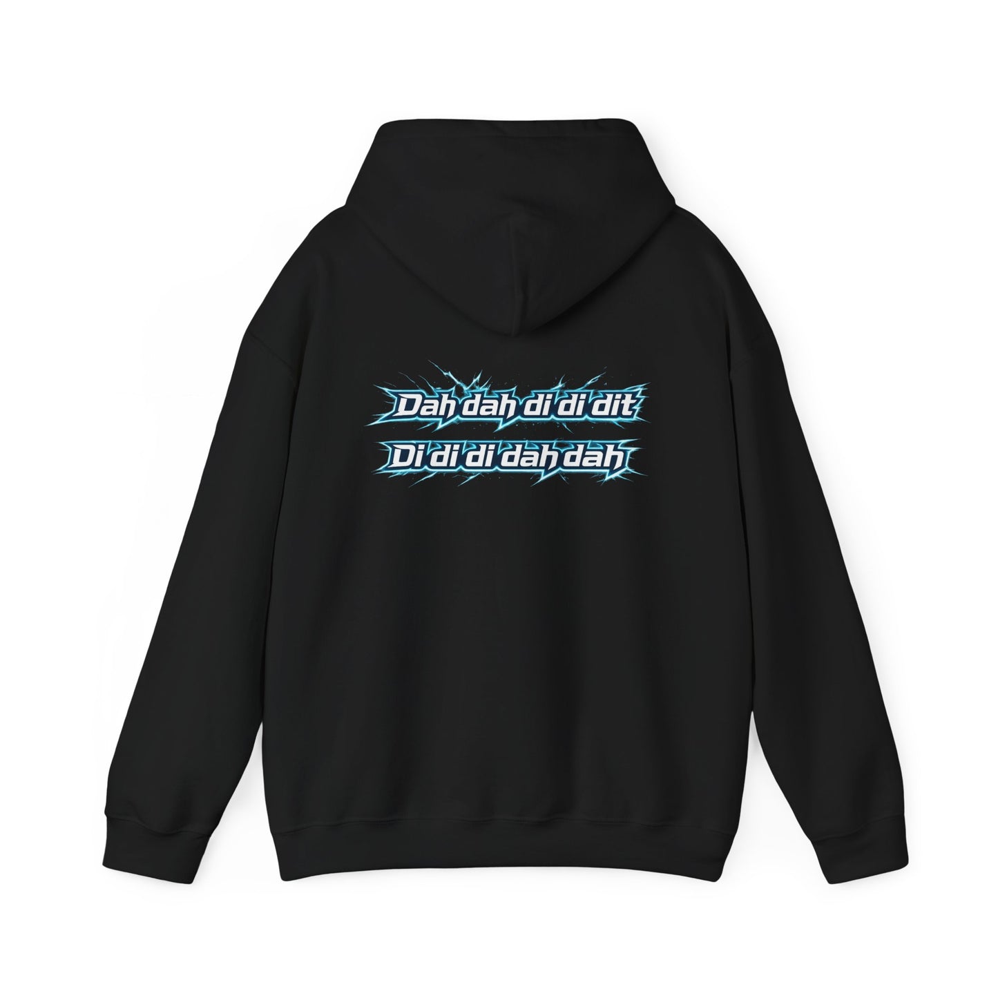 Lyric Bubble Hoodie — 'Dah di dah di dit / Dah dah di dah' Retro Text Sweatshirt