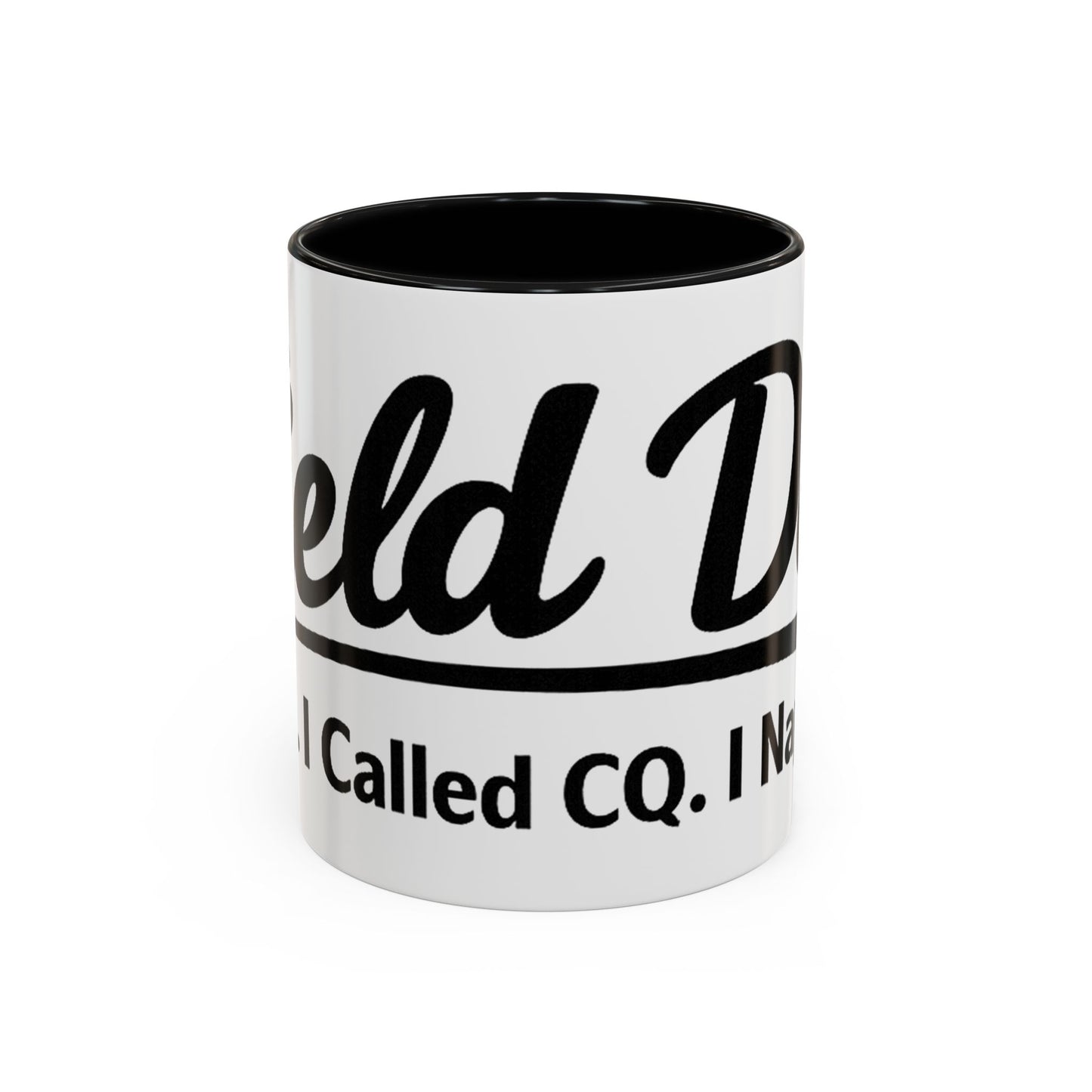 Mug —Field Day: I Came, ICalled CQ, I Napped (Funny Ham Radiol Humor Accent Coffee Mug)