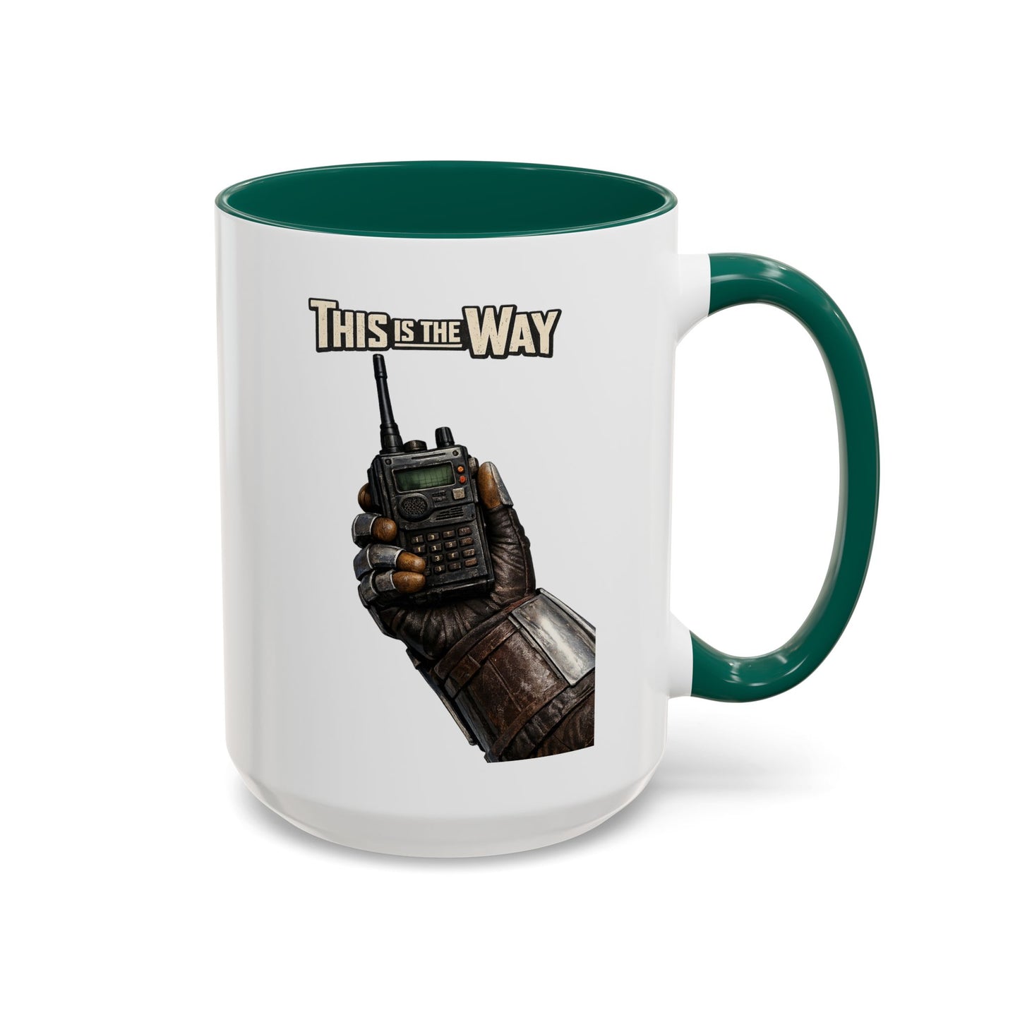 This Is The Way Mug — Mandalorian Radio Hand Coffee Cup (11oz & 15oz)