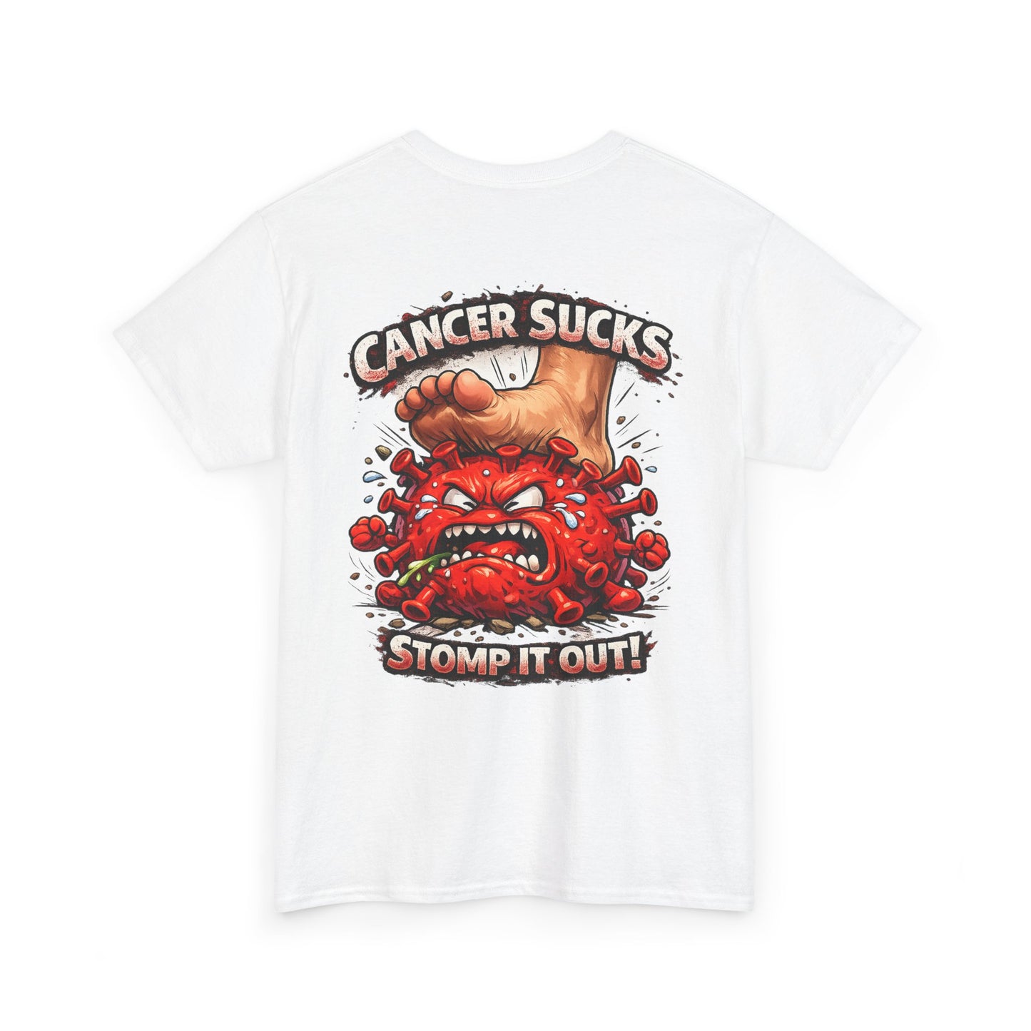 Cancer Sucks Tee — Stomp It Out Cancer Awareness T-Shirt