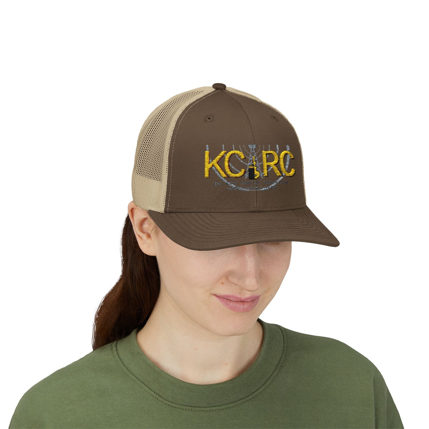 KCARC Embroidered Trucker Hat — Key City Amateur Radio Club Snapback