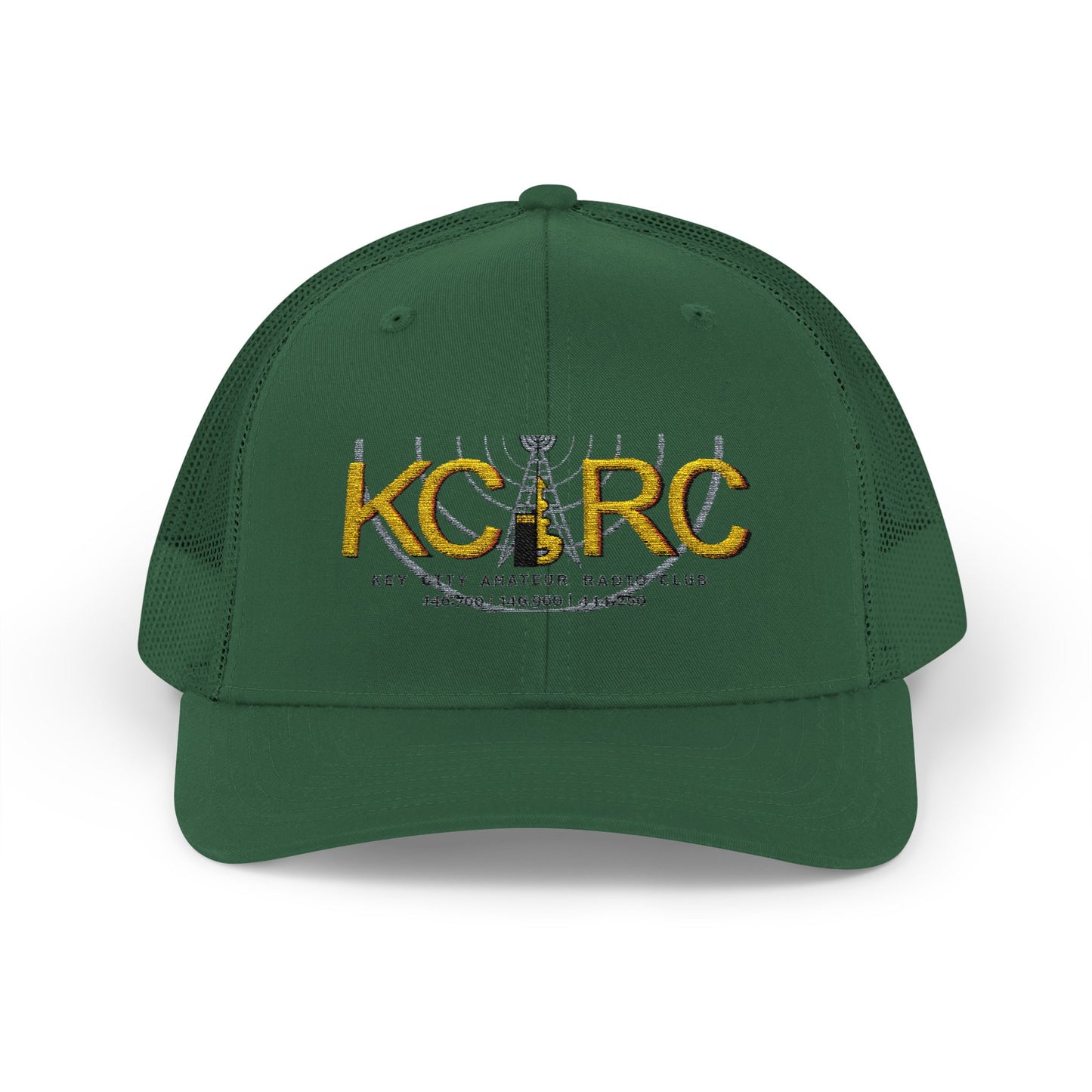 KCARC Embroidered Trucker Hat — Key City Amateur Radio Club Snapback