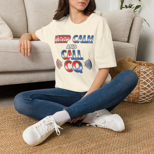 Keep Calm and Call CQ T-Shirt – Amateur Radio / Ham Operator Tee