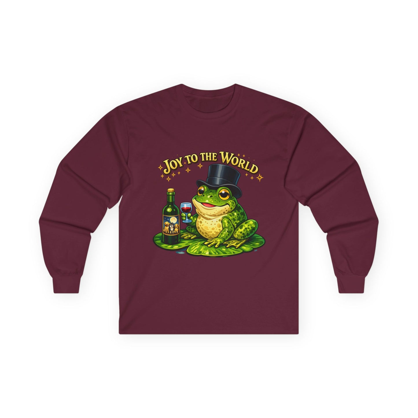 Joy to the World Frog Long Sleeve Tee