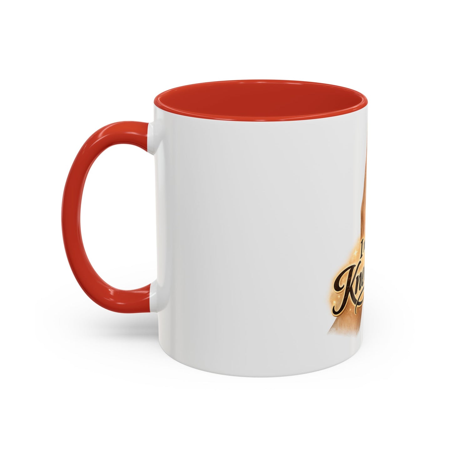 I Need My Knee Time Prayer Coffee Mug — Religious Prayer Hands Accent Mug