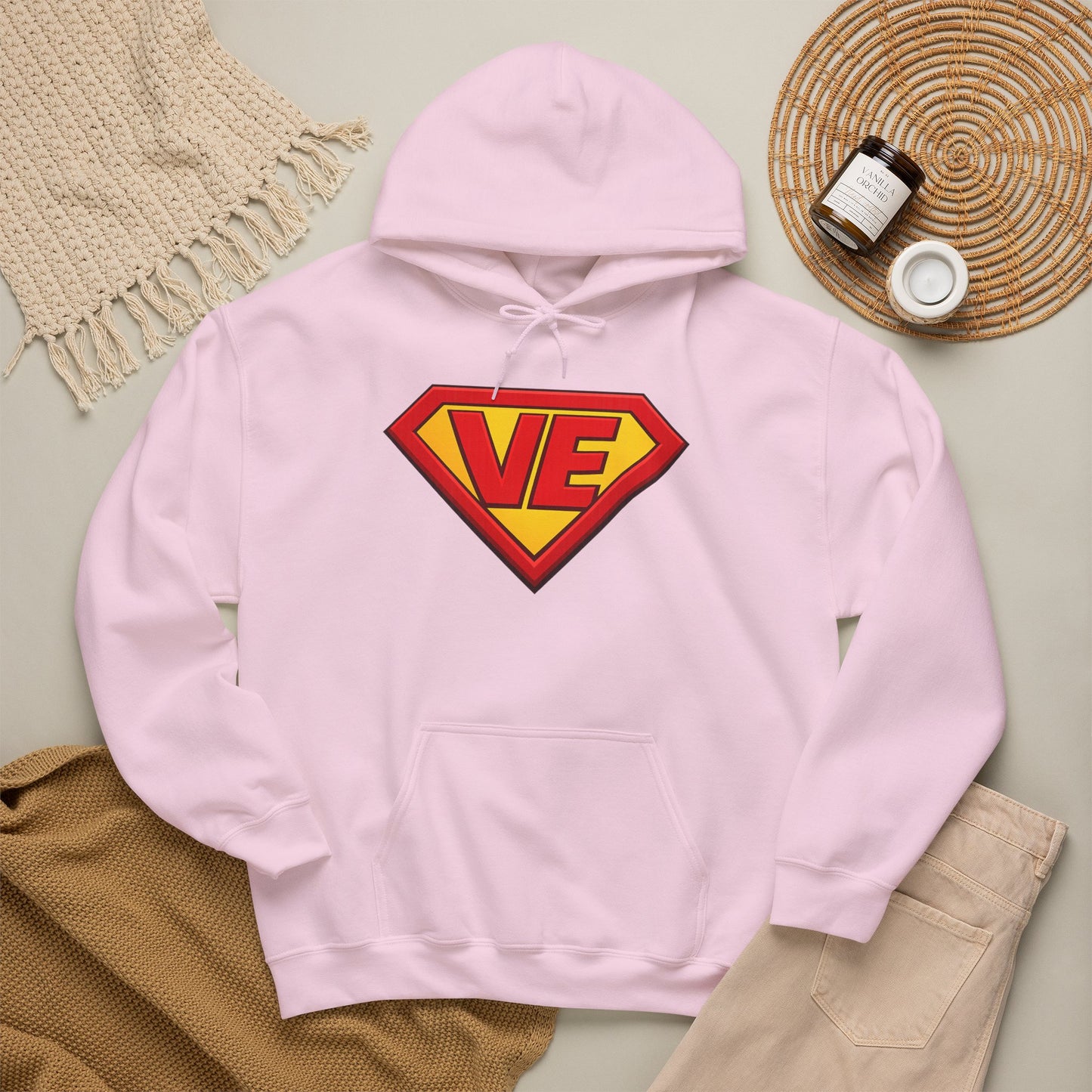 Volunteer Examiner Superhero Logo Hoodie