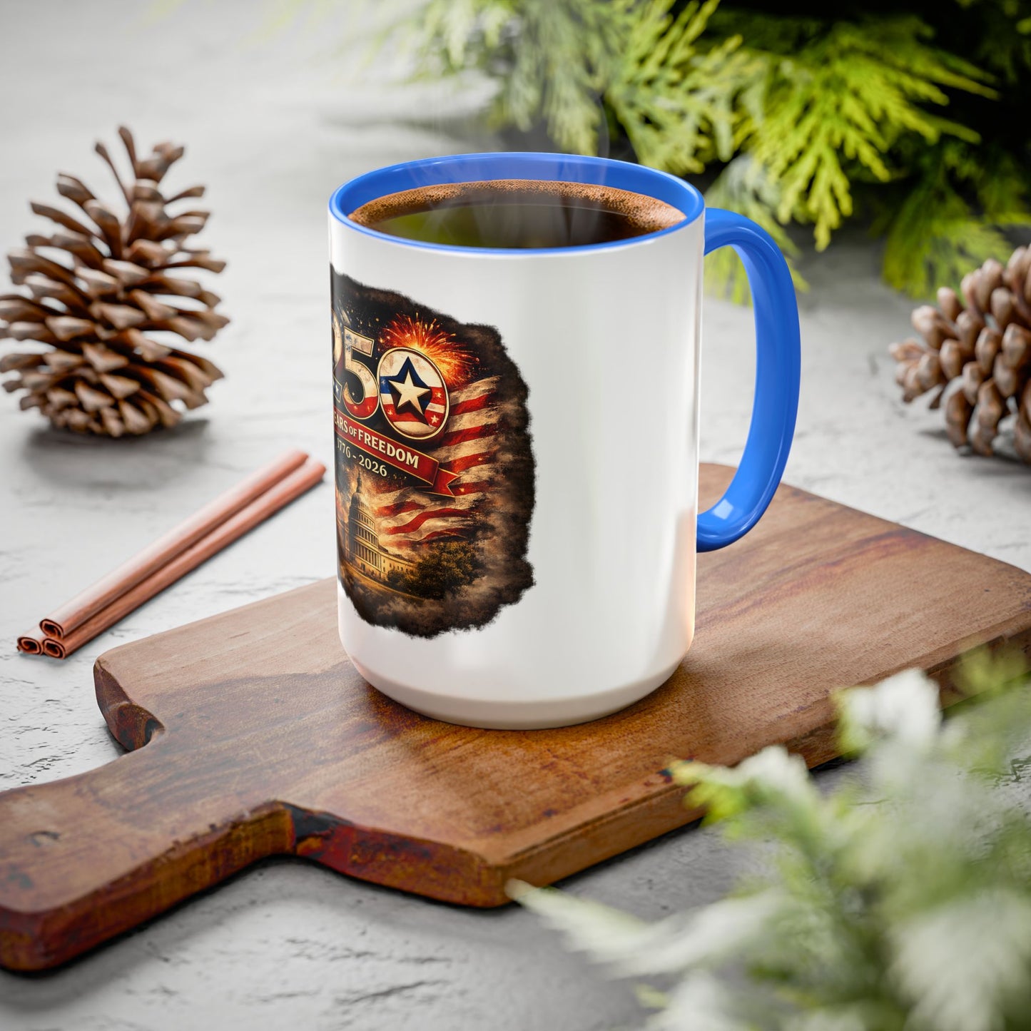 250 Years of Freedom 1776–2026 (11oz/15oz) Mug