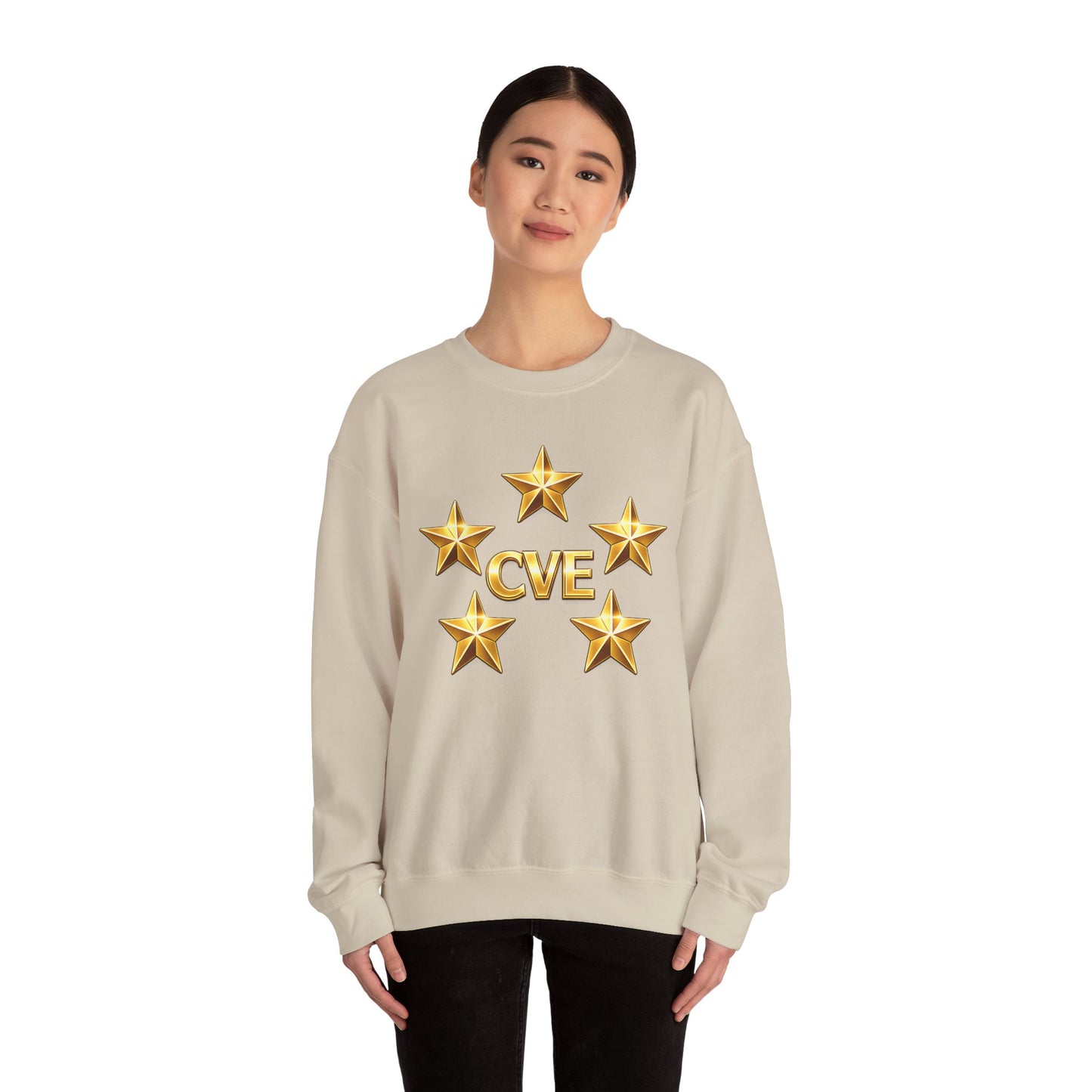 Coordinating Volunteer Examiner Crewneck Sweatshirt — 5-Star Graphic Pullover