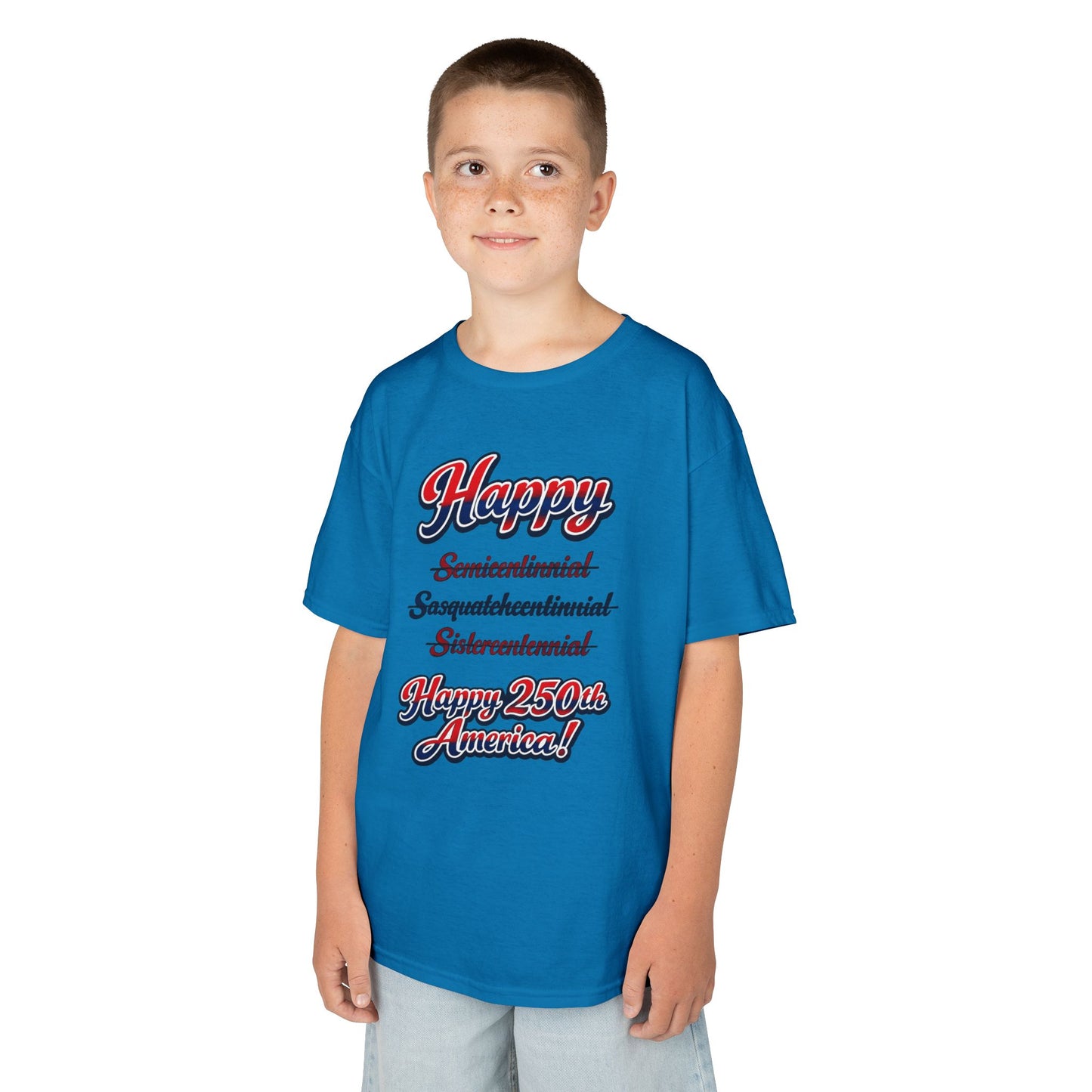 Kids Tee — Bold 250th Celebration Tee-Shirt