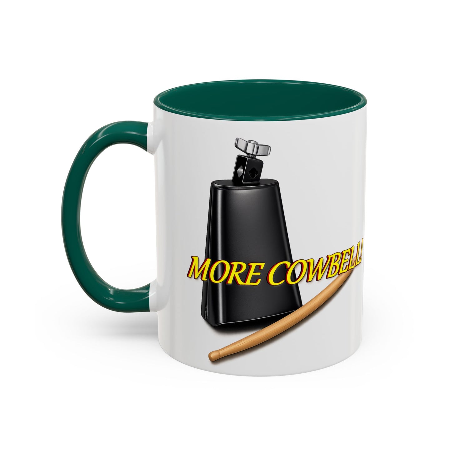 More Cowbell Mug — Funny Cowbell Coffee Cup (11oz/15oz)