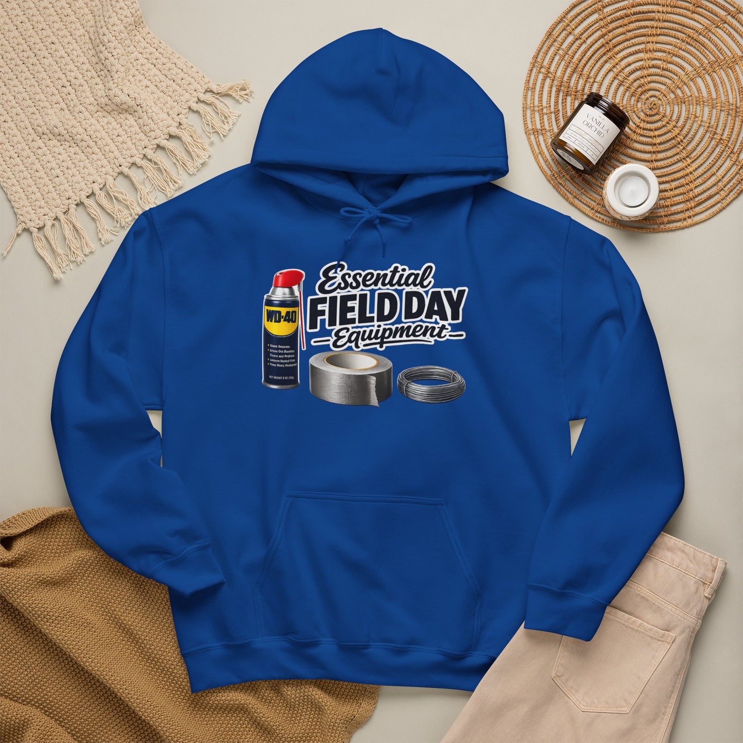Essential Field Day Equipment Hoodie — Funny Field Day Sweatshirt