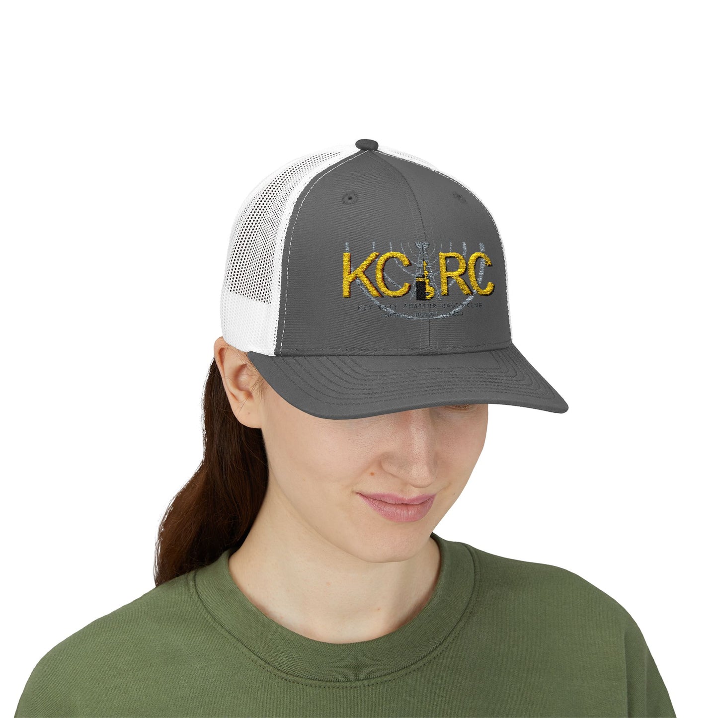 KCARC Embroidered Trucker Hat — Key City Amateur Radio Club Snapback
