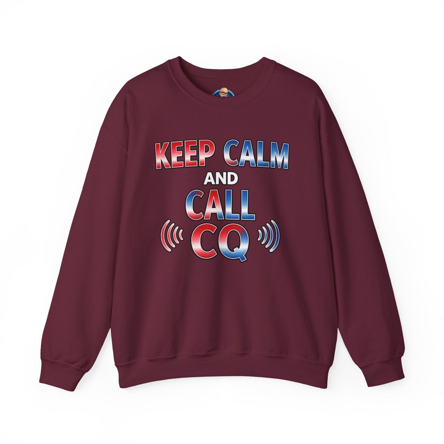 "Keep Calm and Call CQ" Patriotic Radio Operator Tee