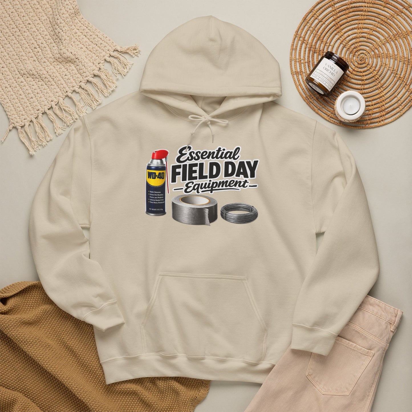 Essential Field Day Equipment Hoodie — Funny Field Day Sweatshirt