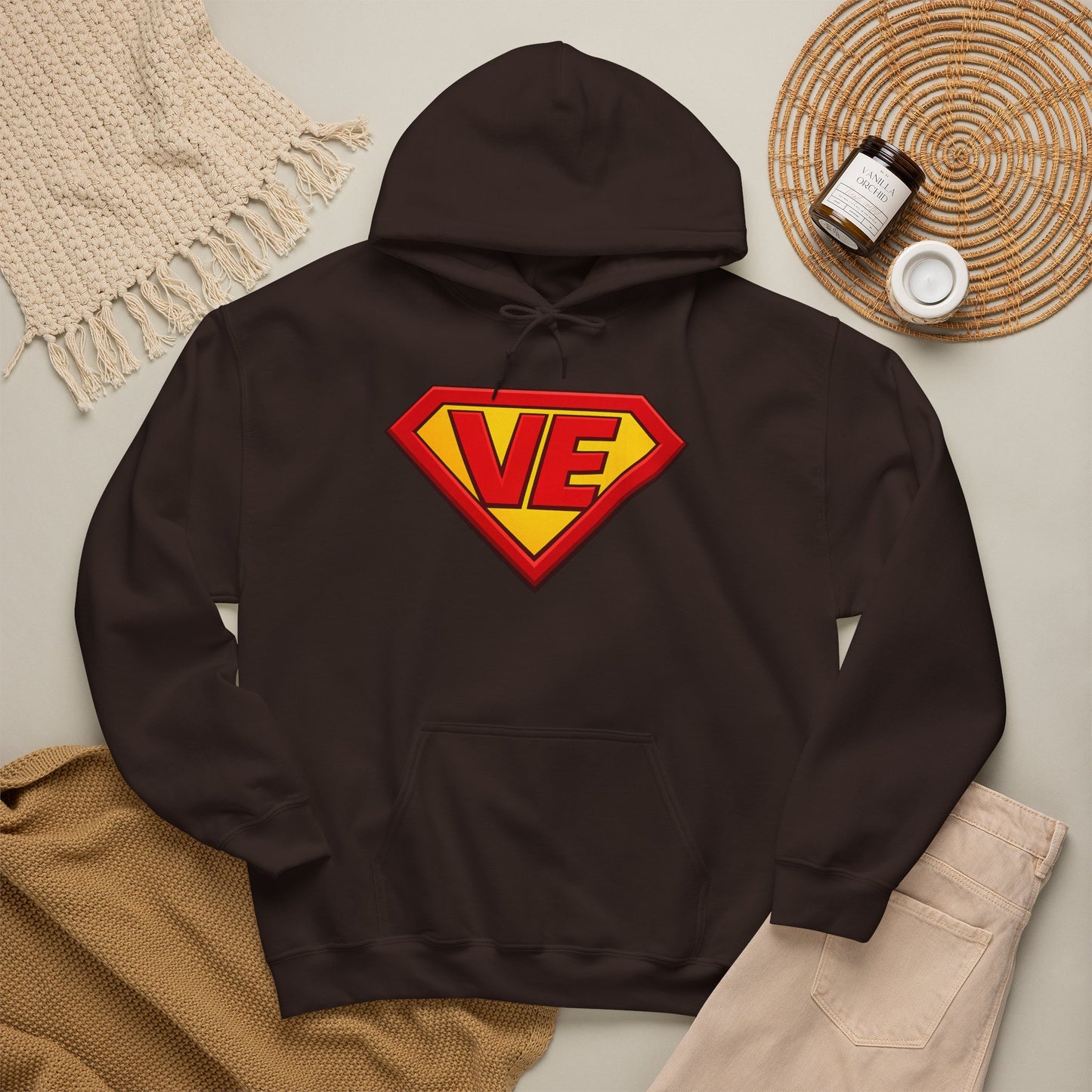 Volunteer Examiner Superhero Logo Hoodie
