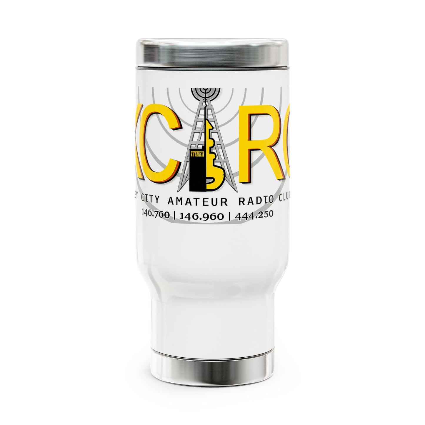 Stainless Steel Travel Mug with Handle, 14oz