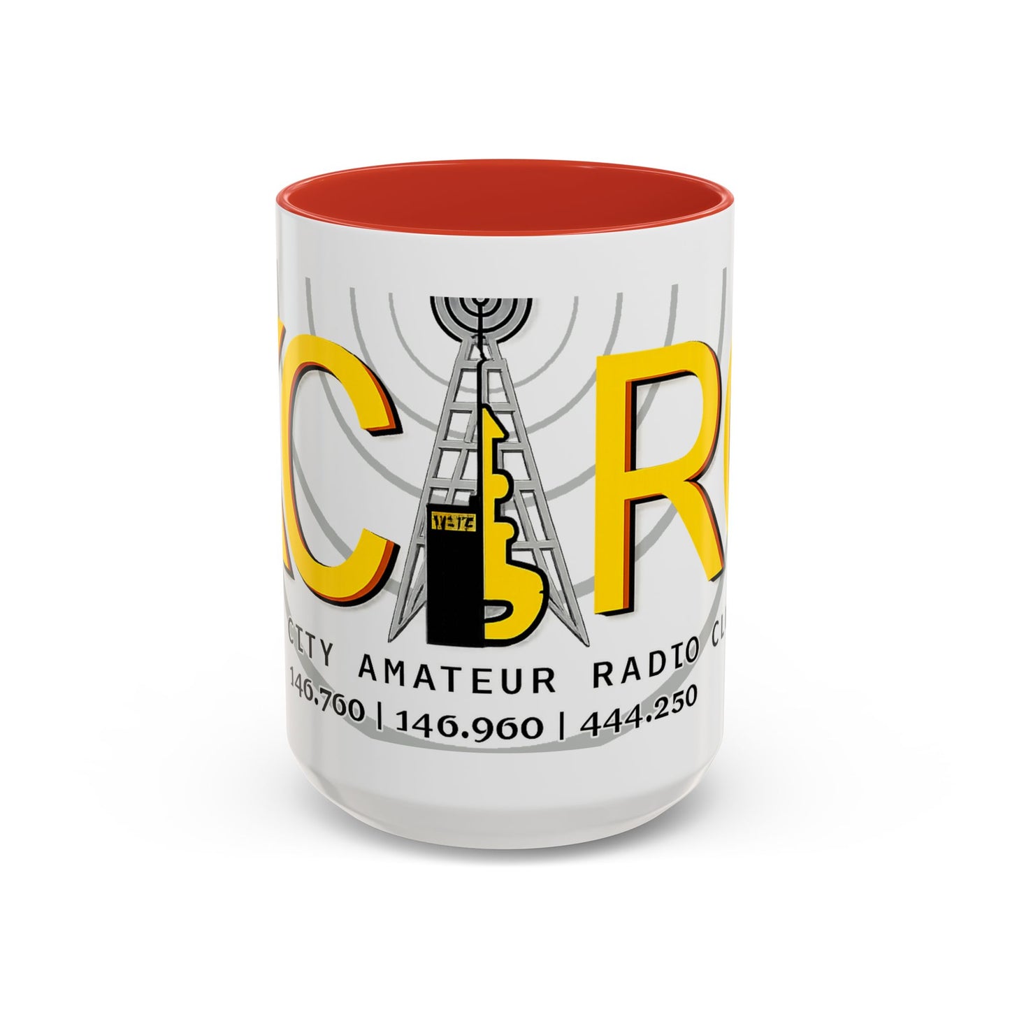 Key City Amateur Radio Club Accent Coffee Mug – Ham Radio Tower Logo (11oz & 15oz)