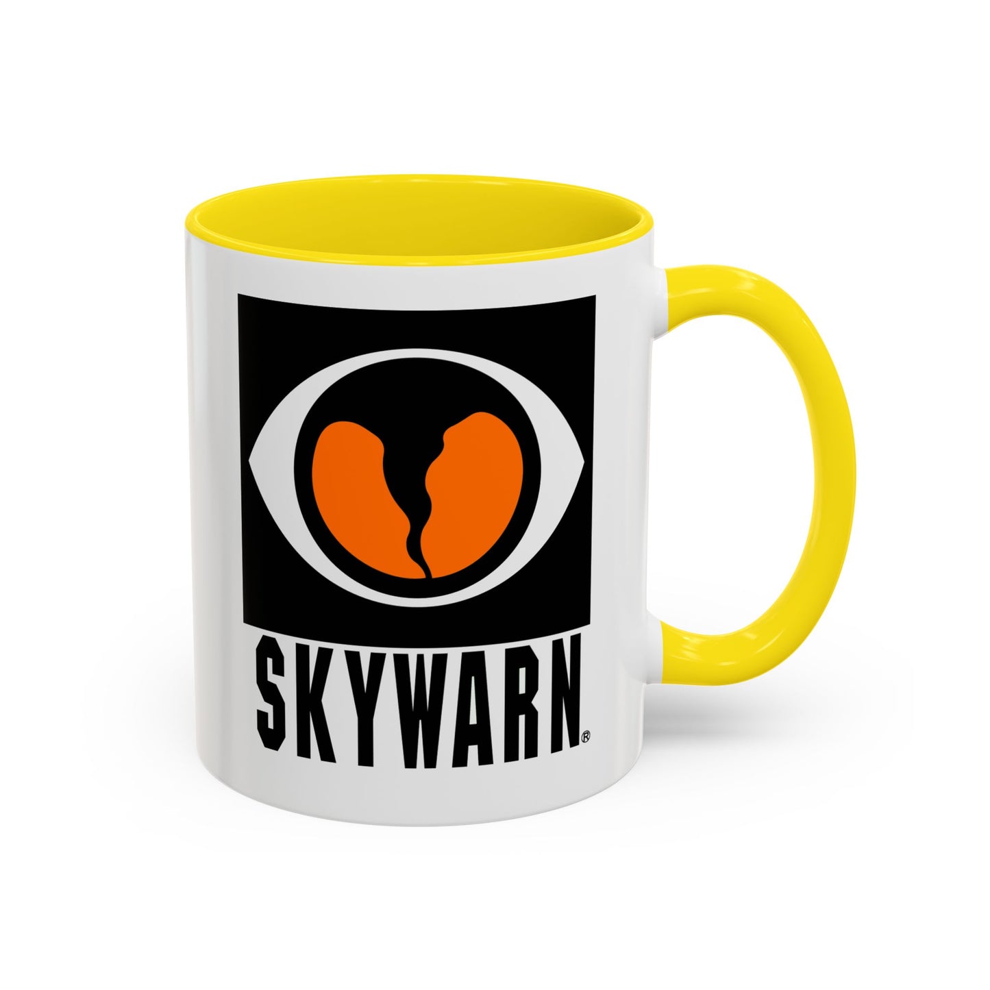 Skywarn Logo Accent Coffee Mug – Storm Spotter Weather Enthusiast Gift 11oz or 15oz