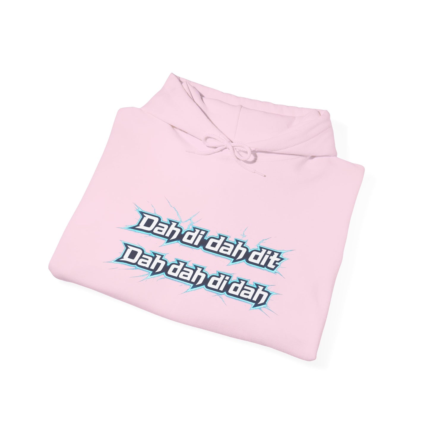 Lyric Bubble Hoodie — 'Dah di dah di dit / Dah dah di dah' Retro Text Sweatshirt