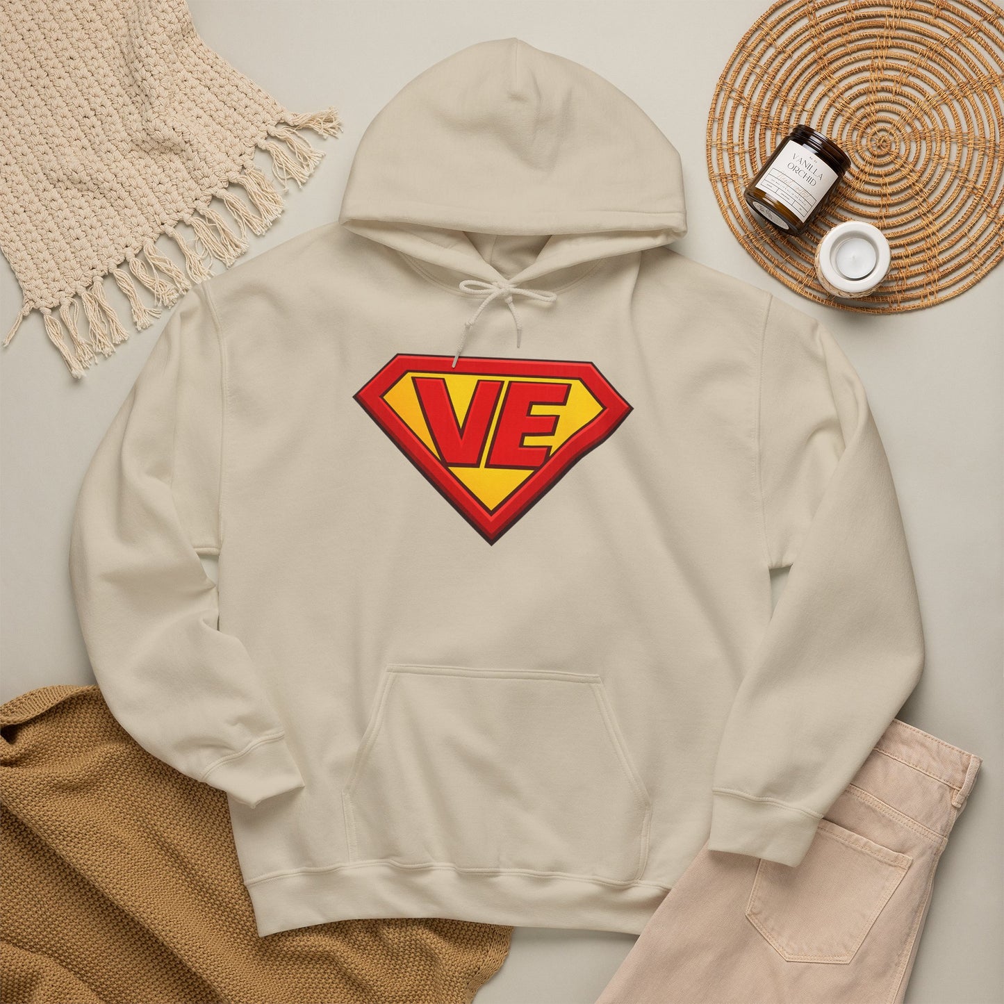 Volunteer Examiner Superhero Logo Hoodie