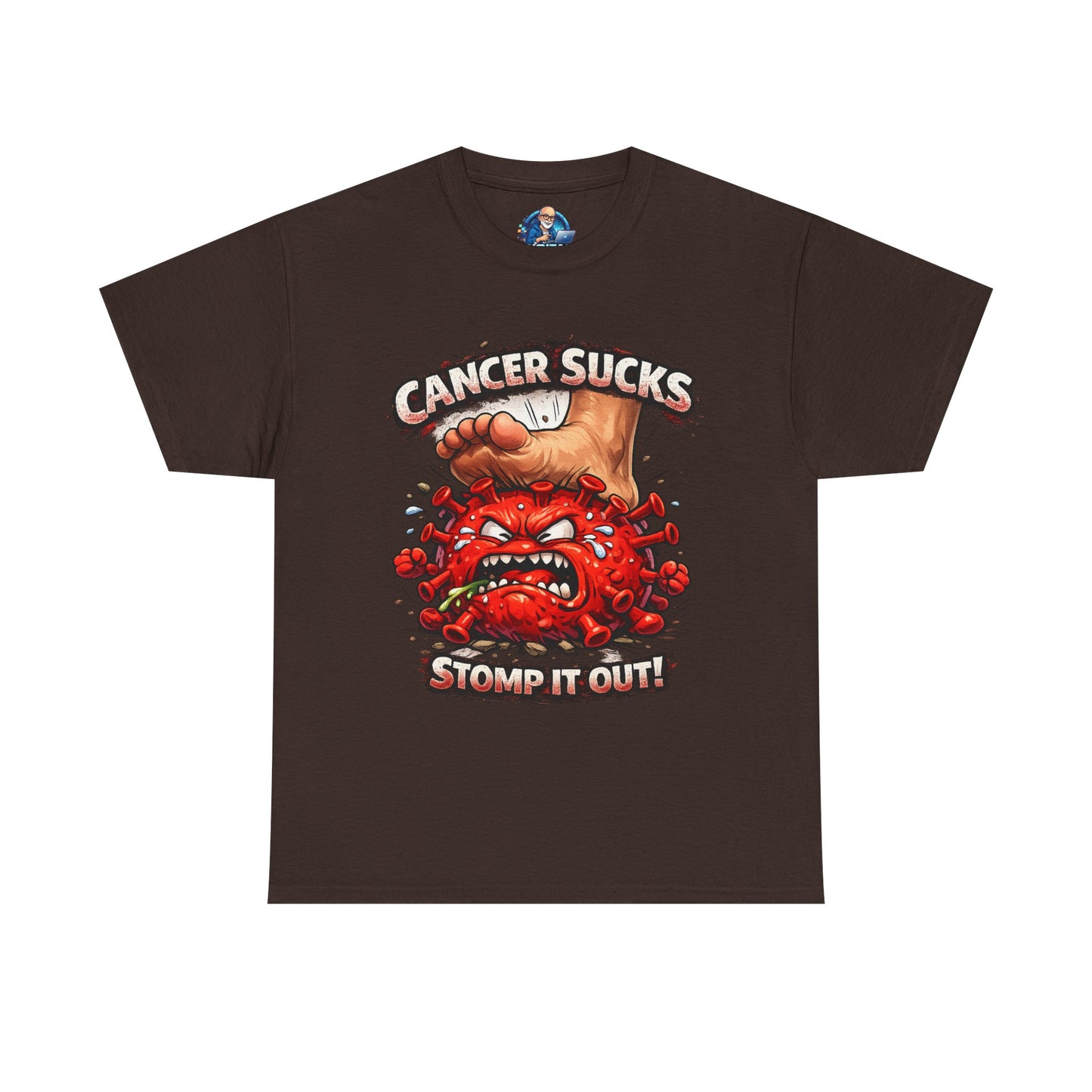 Cancer Sucks Tee — Stomp It Out Cancer Awareness T-Shirt