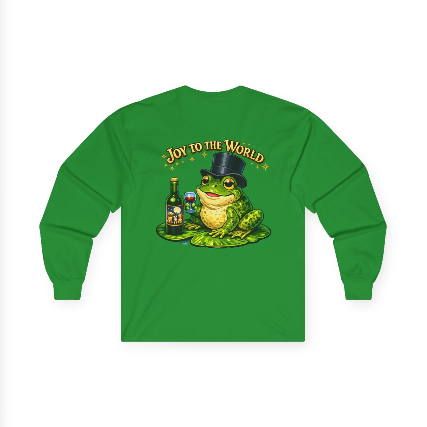 Joy to the World Frog Long Sleeve Tee