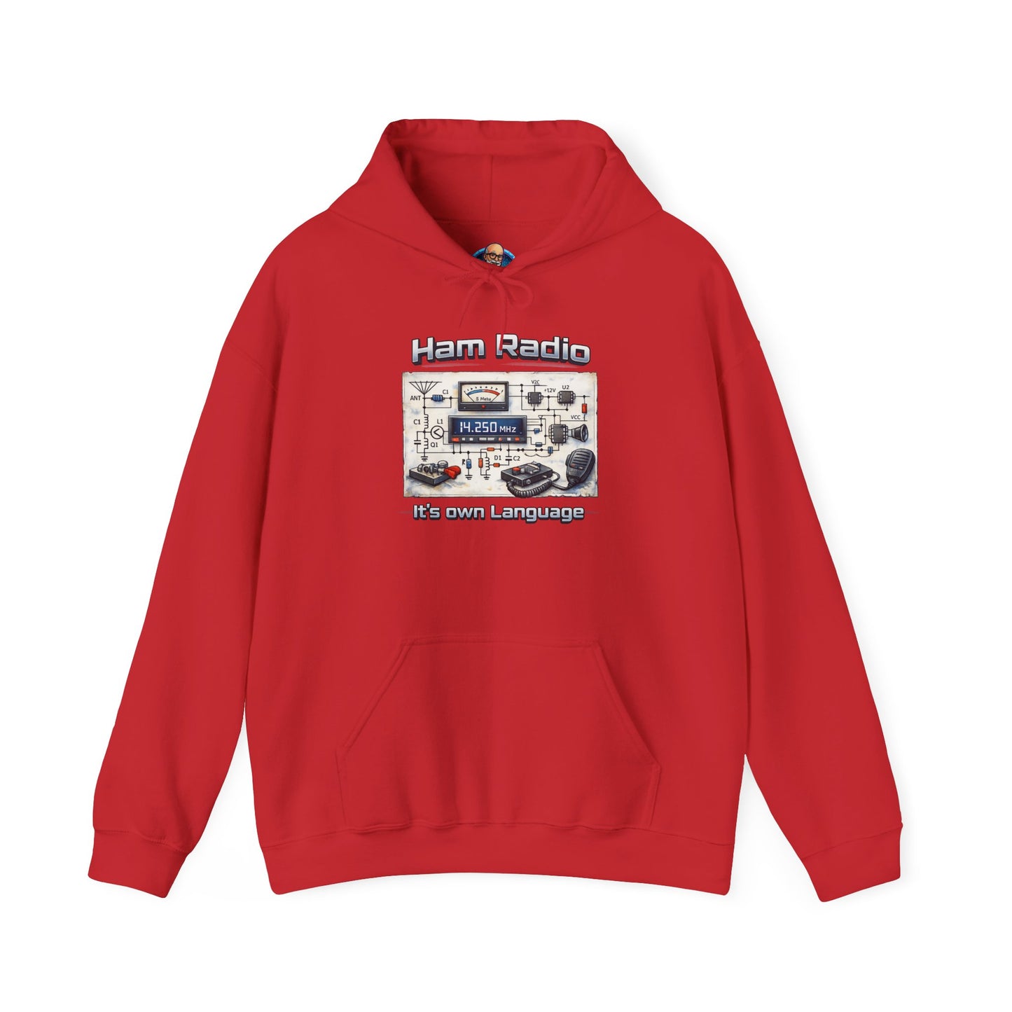 "Ham Radio: It's Our Language" Pullover for Amateur Radio Enthusiasts