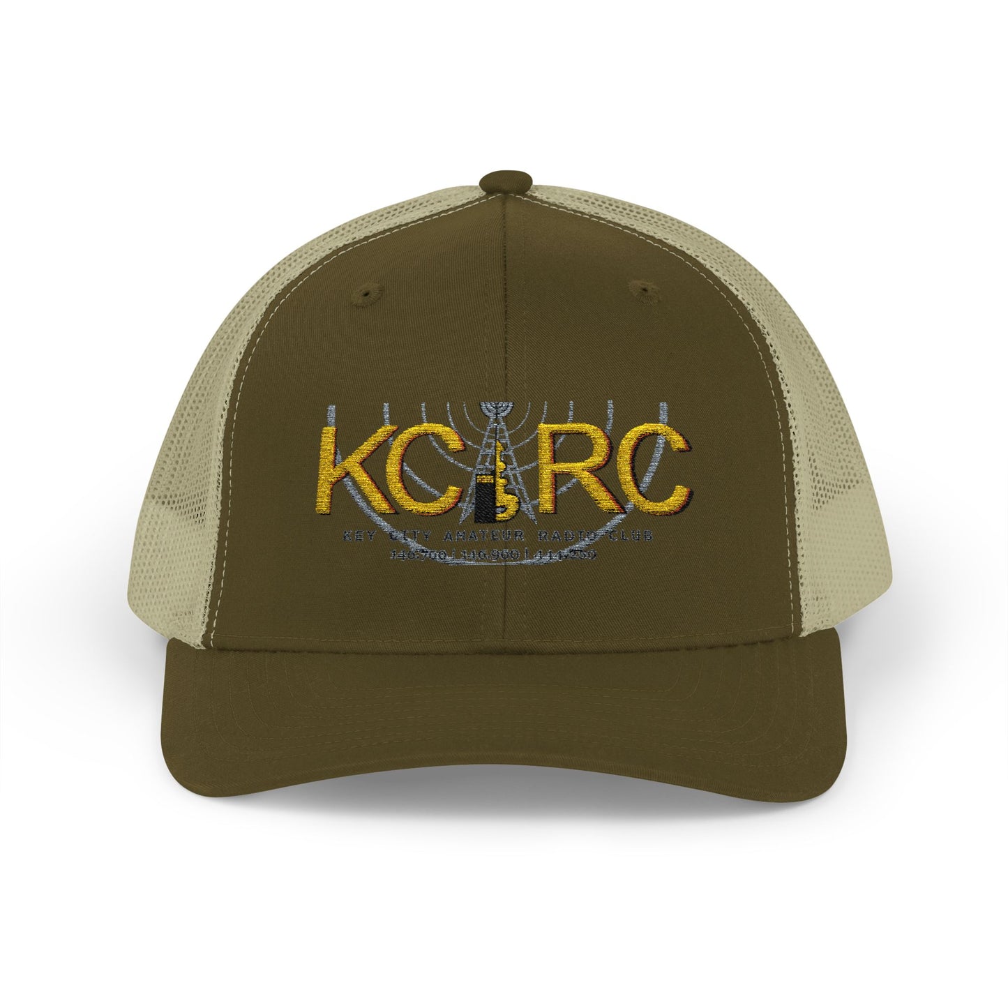 KCARC Embroidered Trucker Hat — Key City Amateur Radio Club Snapback