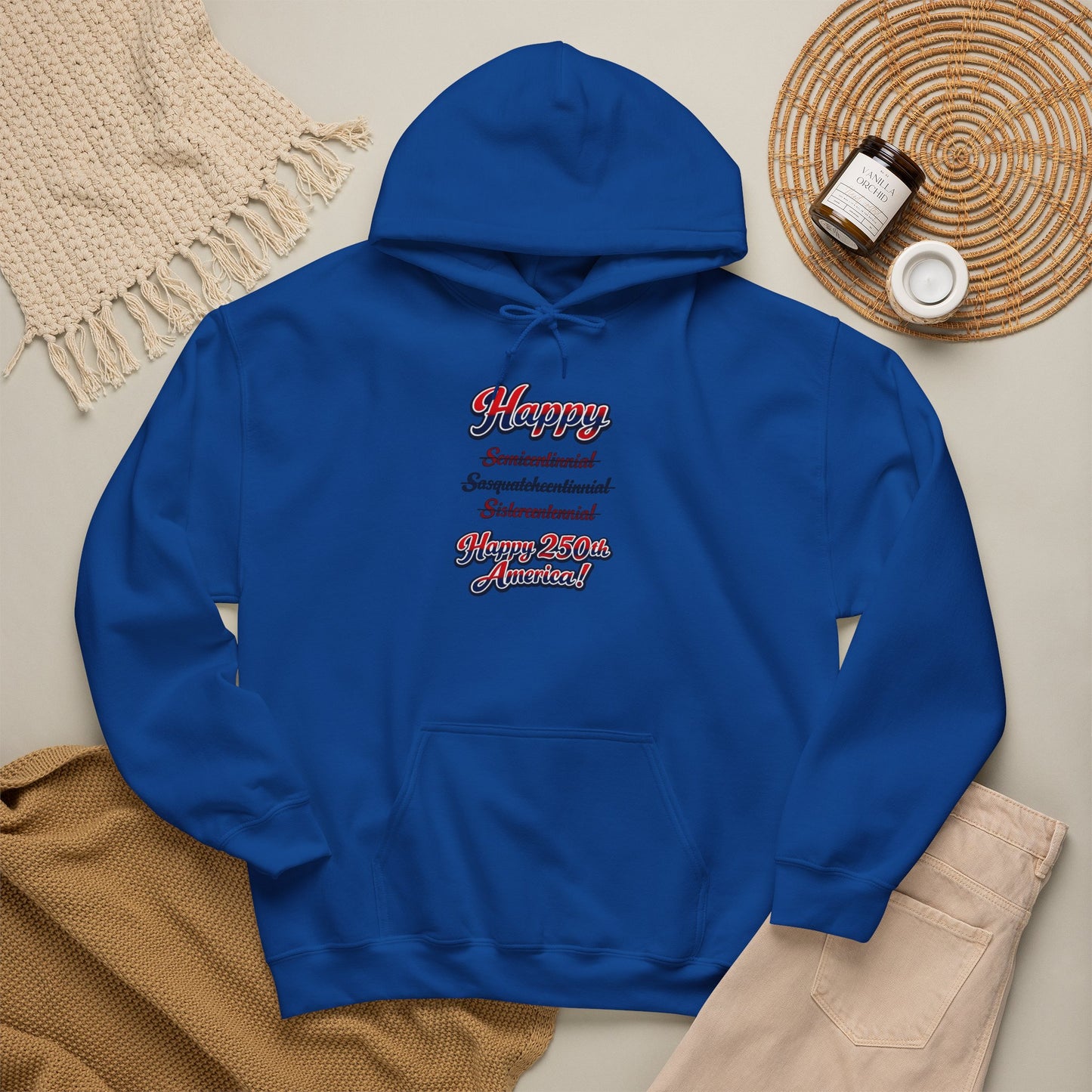 Happiness Definition Hoodie – Retro Script Positive Quote Sweatshirt